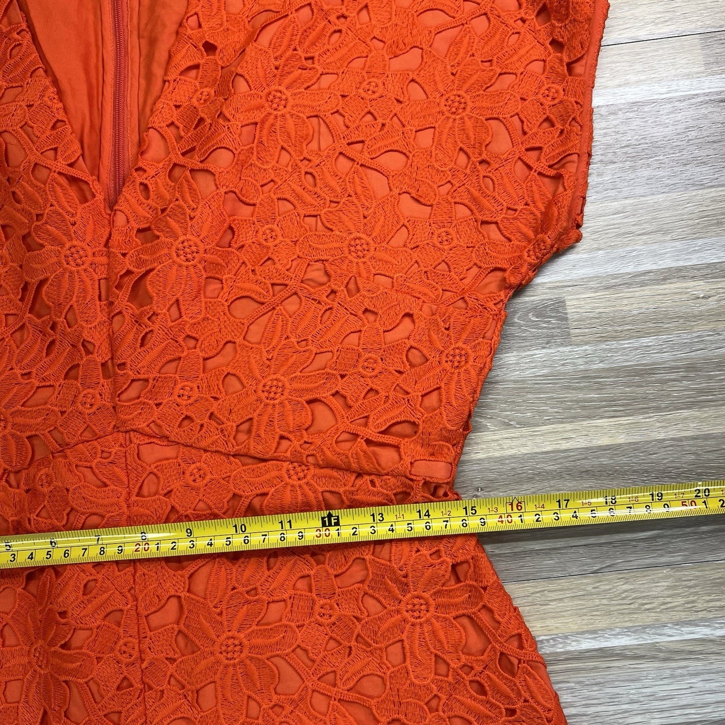 Banana Republic Women’s Orange Lace Formal Sundress Size 8 - JL400