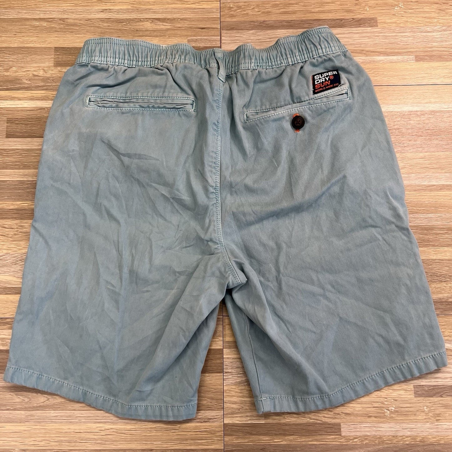 Superdry Men's Sunscorched Chino Shorts Blue 31 W Chino Shorts - JL372