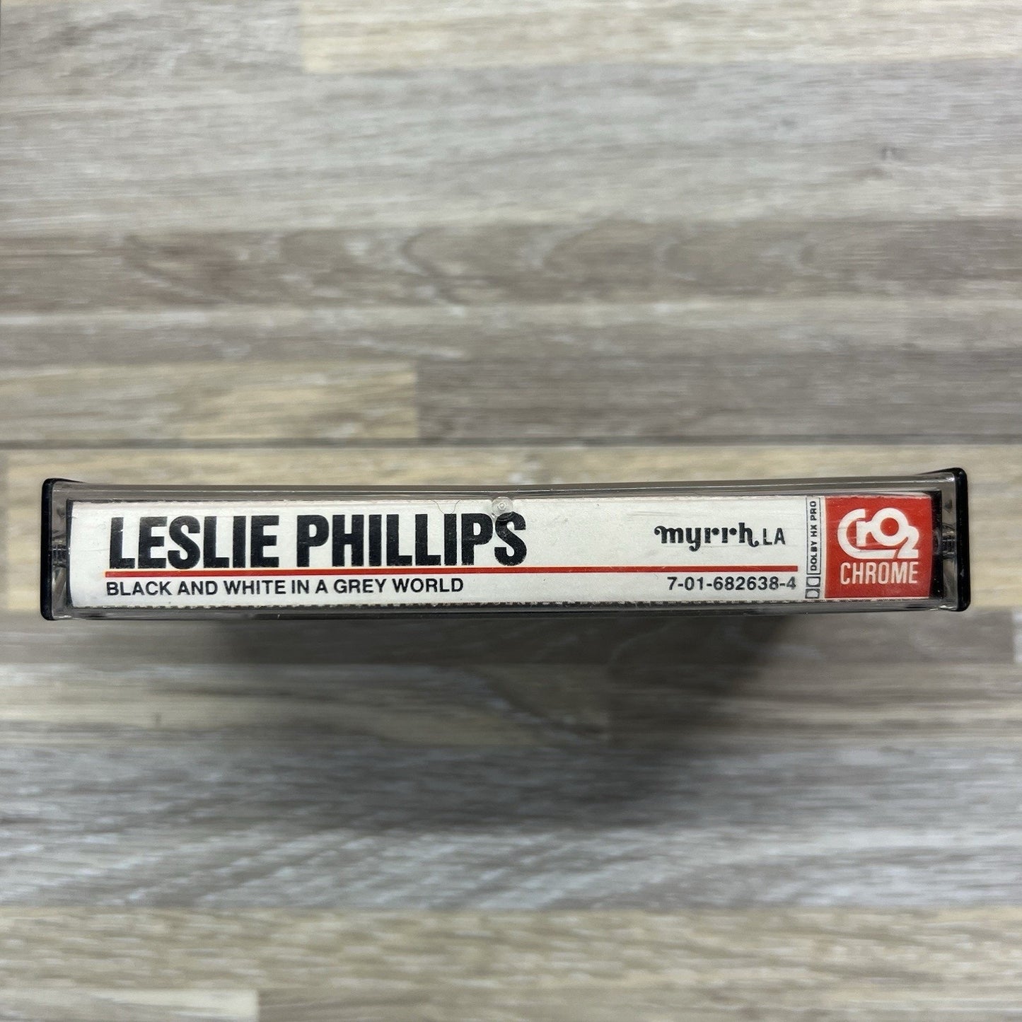 Leslie Phillips Cassette Tape Black And White In A Grey World 1985 - JL414