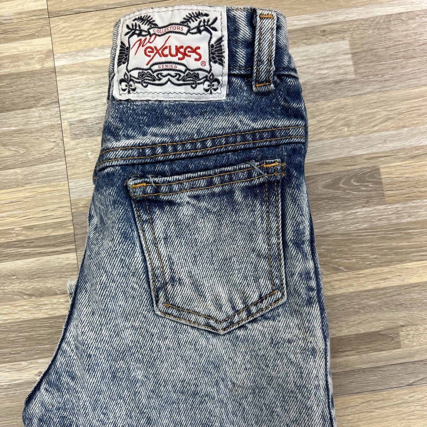 Vintage No Excuses Girls Stonewashed Jeans Size 6 - M138