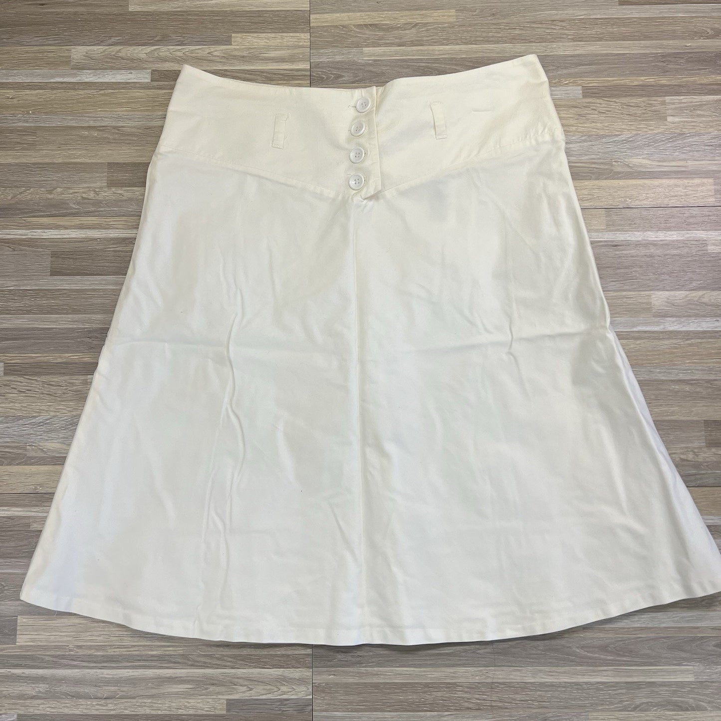 H&M Women's White Skirt Size 10 - JN302