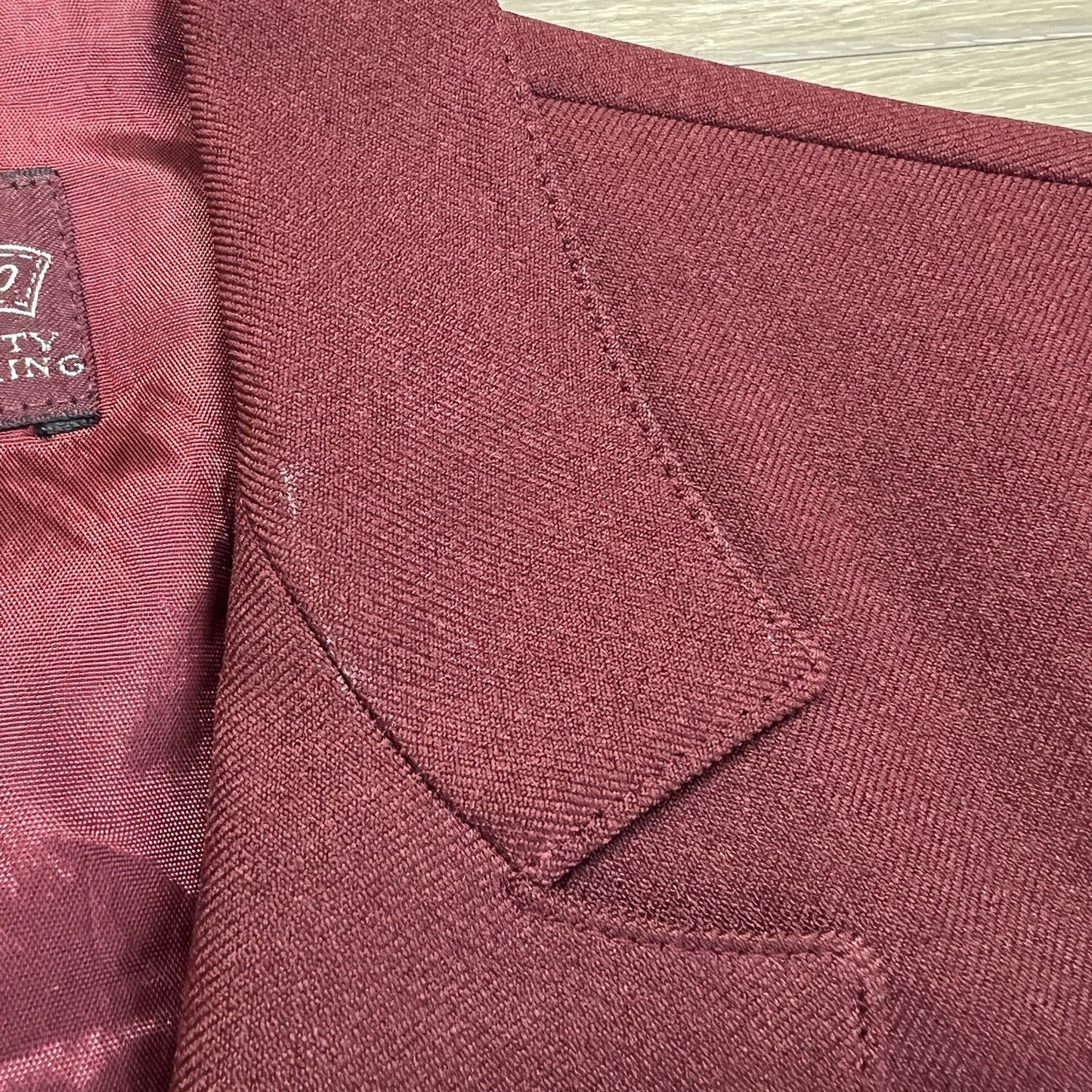 Vintage Levi’s Blazer Maroon Blazer Women’s Size 12 - M198