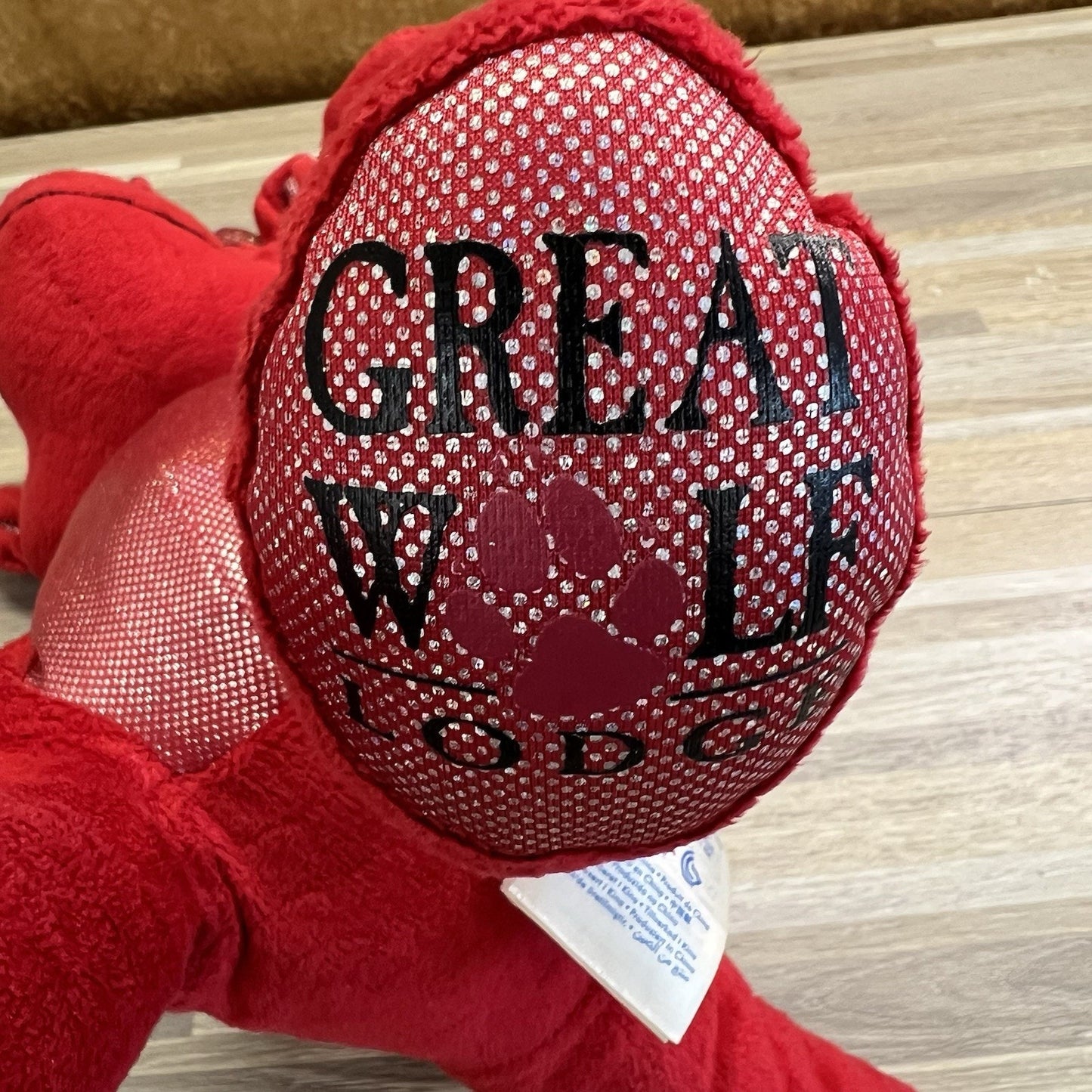 Build A Bear Great Wolf Lodge Magiquest Ellie Red Dragon Plush Stuff - JL383