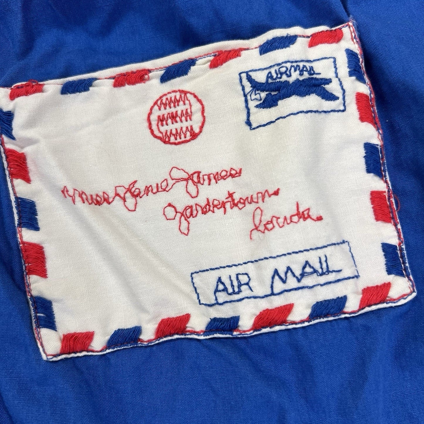 Vintage Cinderella Air Mail Girls Dress Size 2-3 Postal Service Postcard - M200