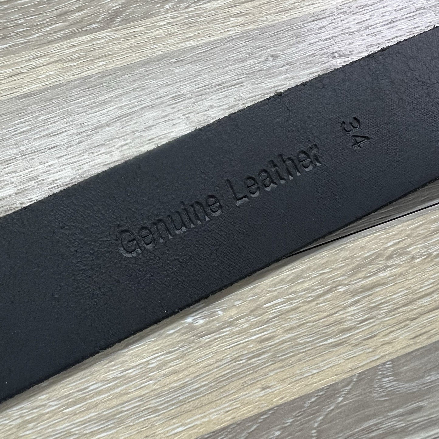 Timberland Men's Genuine Leather Belt Black 34 India - JL501