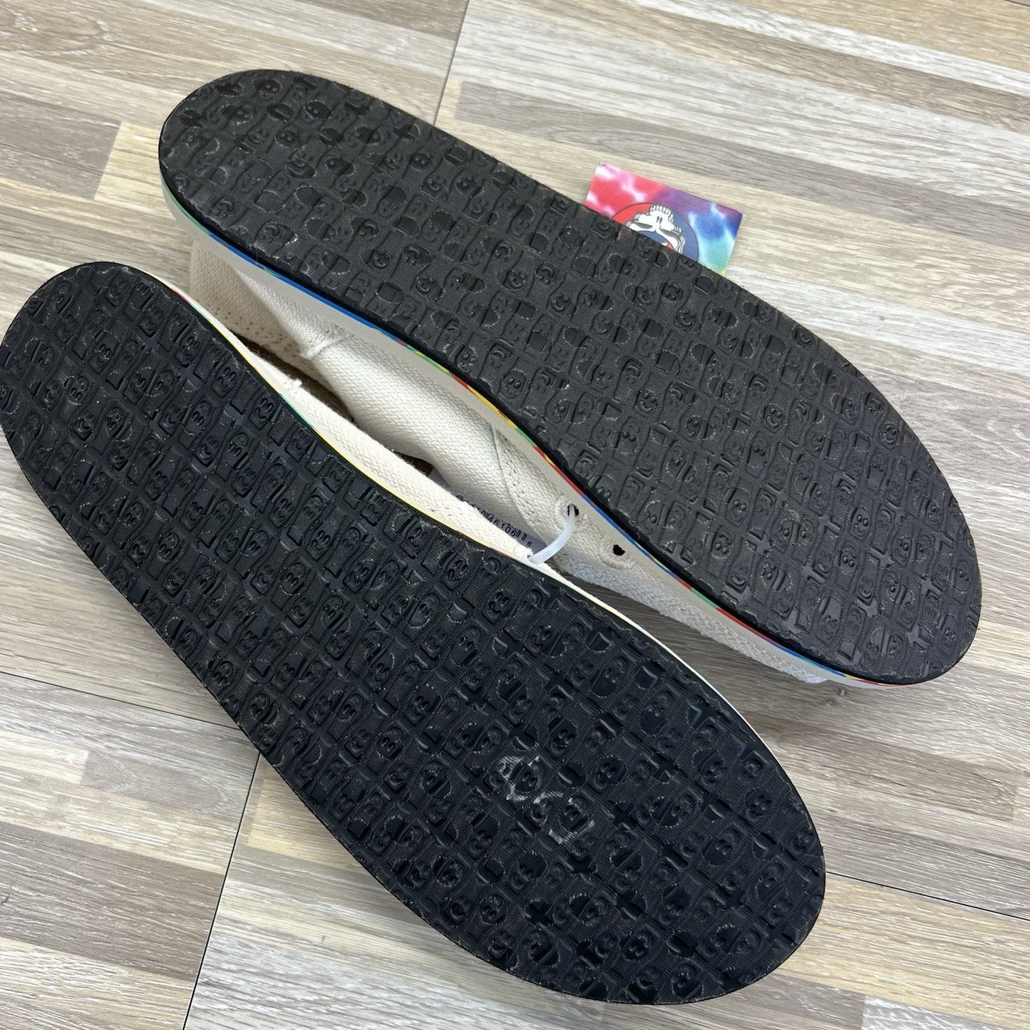 NWT Sanuk Grateful Dead Hemp Tie Dye Slip On Shoes Women’s Size 8 - JN327