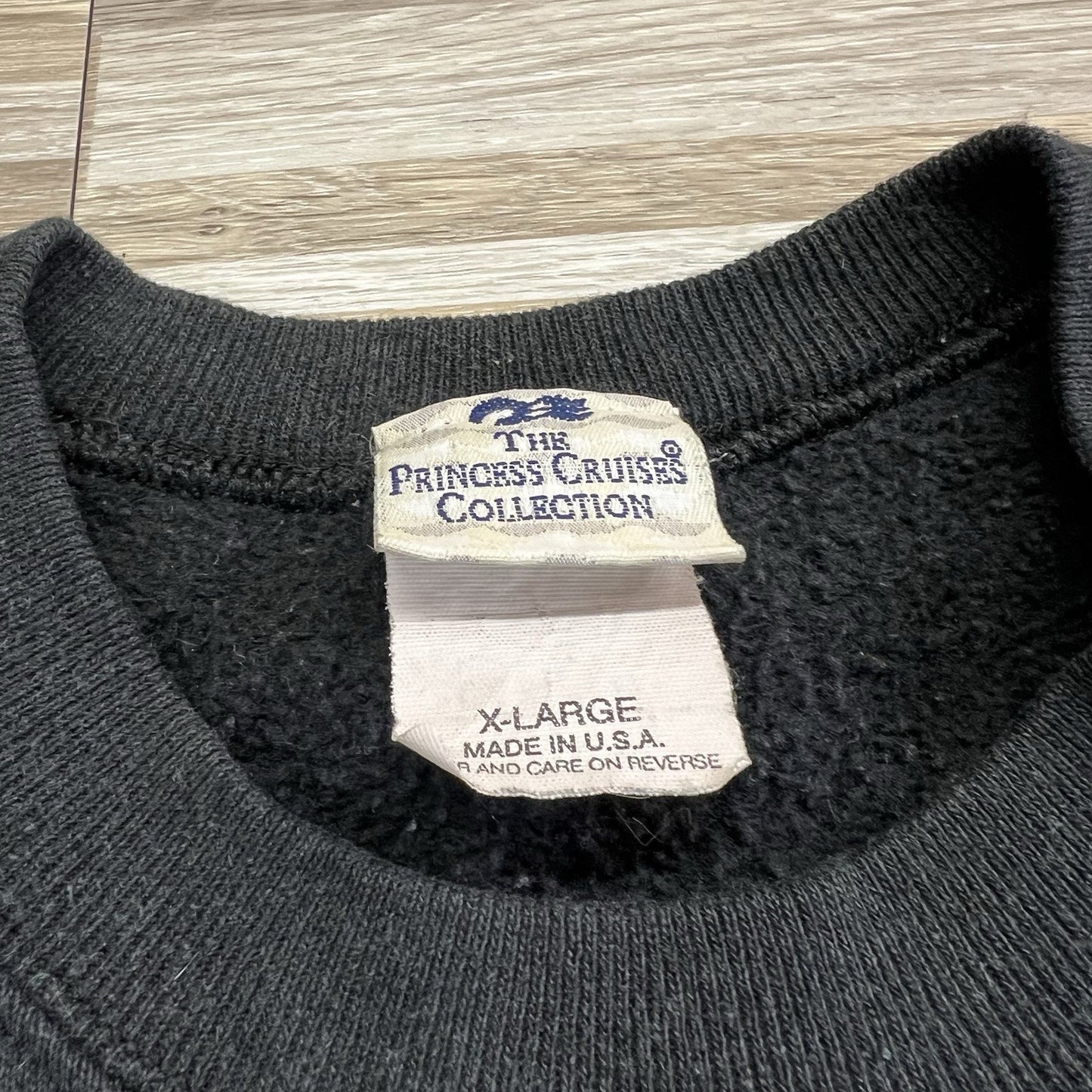 VTG Princess Cruises ALASKA The Last Frontier Sweatshirt Size XL - AG553