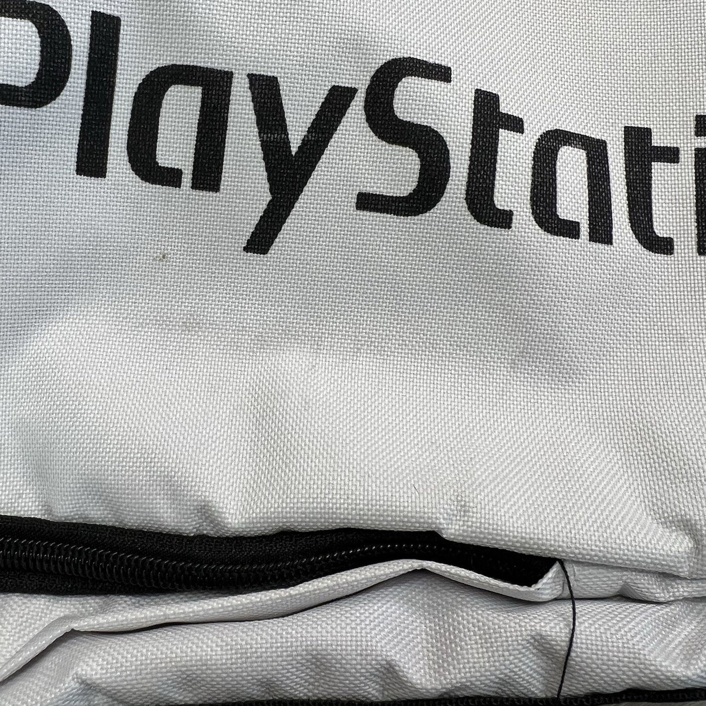PlayStation Backpack White Black Lightly Used - JL392