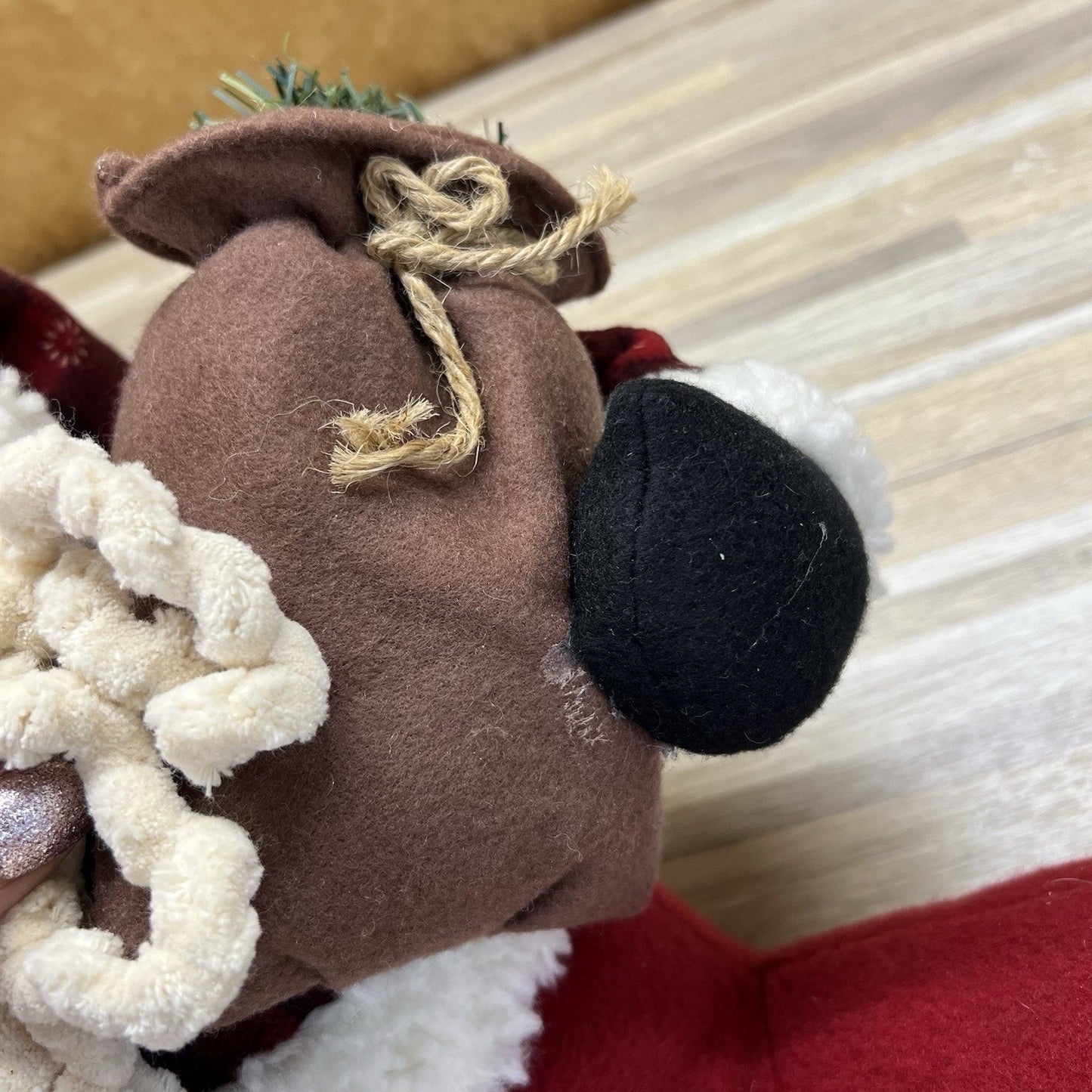 Vintage Santa Clause Door Draft Stopper Christmas Decor - M244