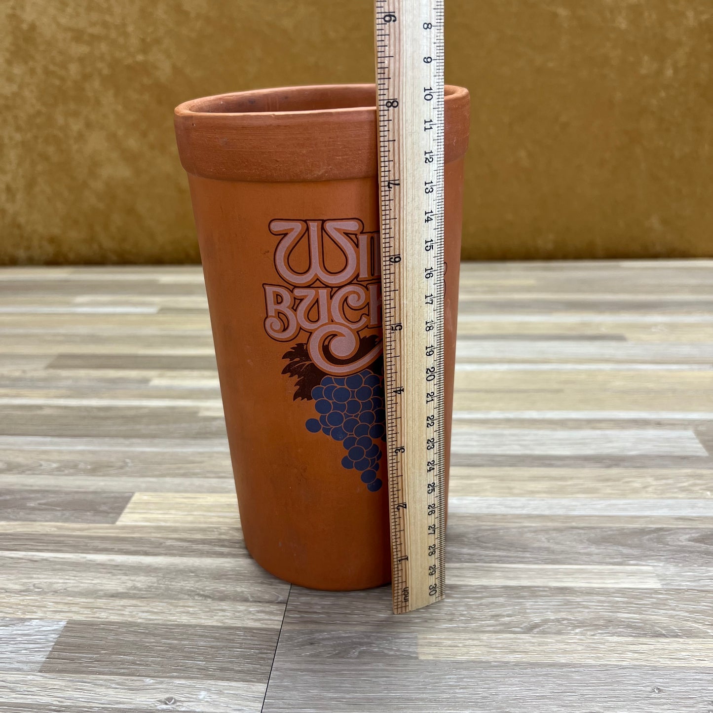 Gourmet Topf Terracotta Wine Bucket Grapes Design Big - A094