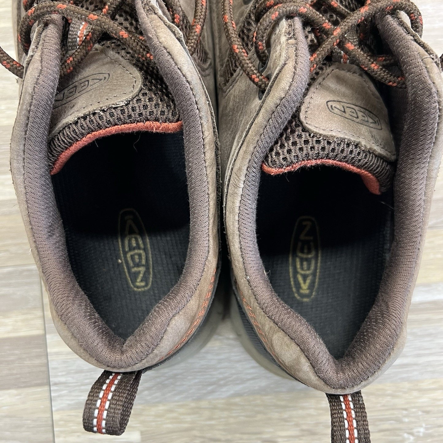 KEEN GDC 1112 Women's Hiking Boots Brown Leather Lace Up Size 8 - JL484