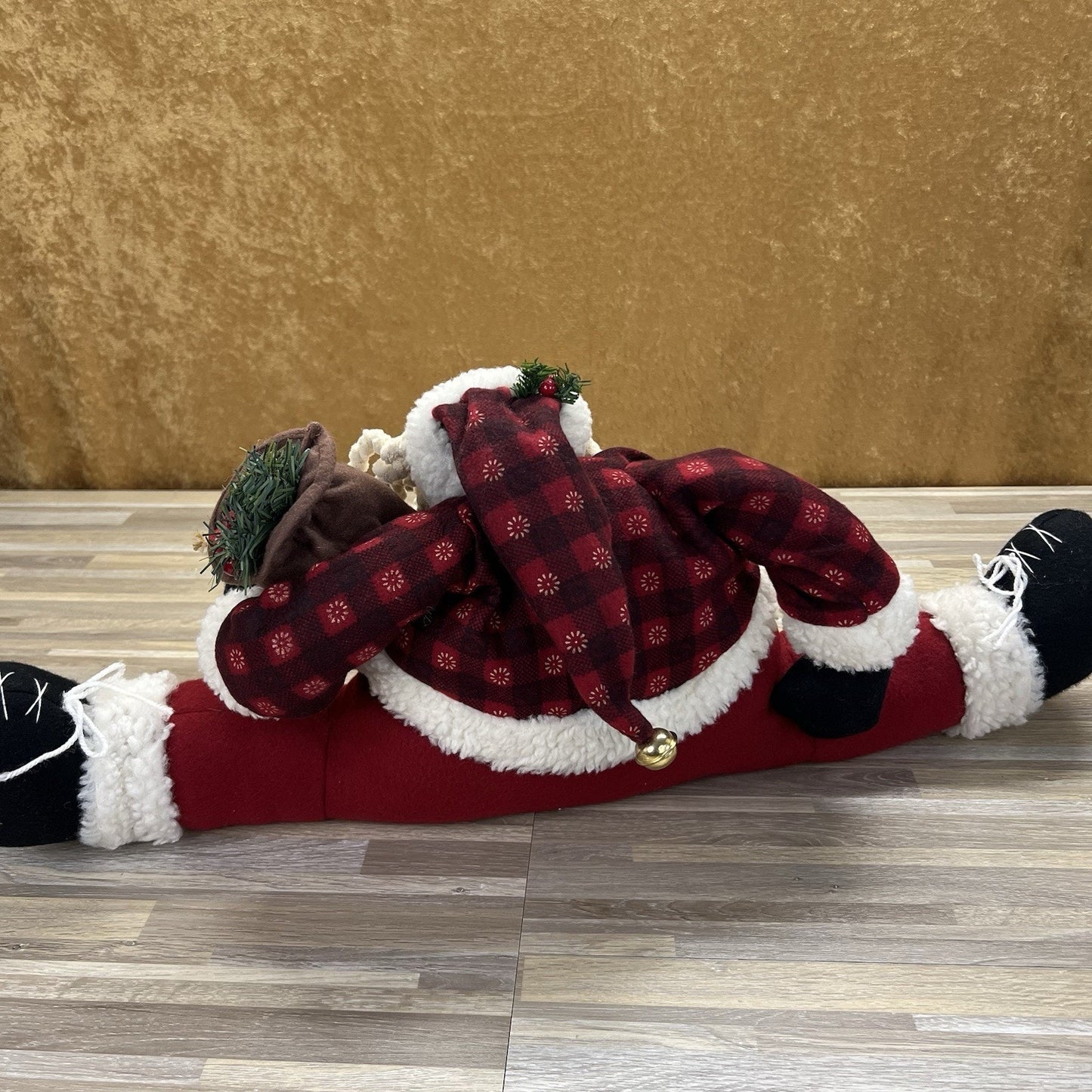 Vintage Santa Clause Door Draft Stopper Christmas Decor - M244