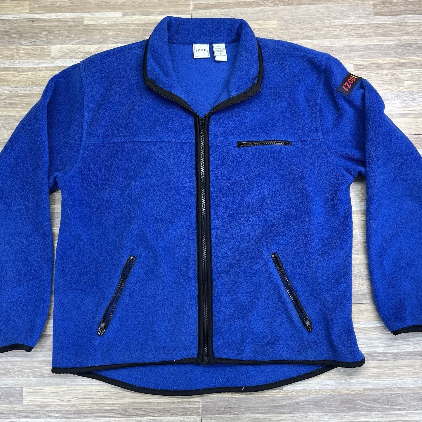 Ladies IZOD Sport Fleece Zip Up Sweater Size M - JL370