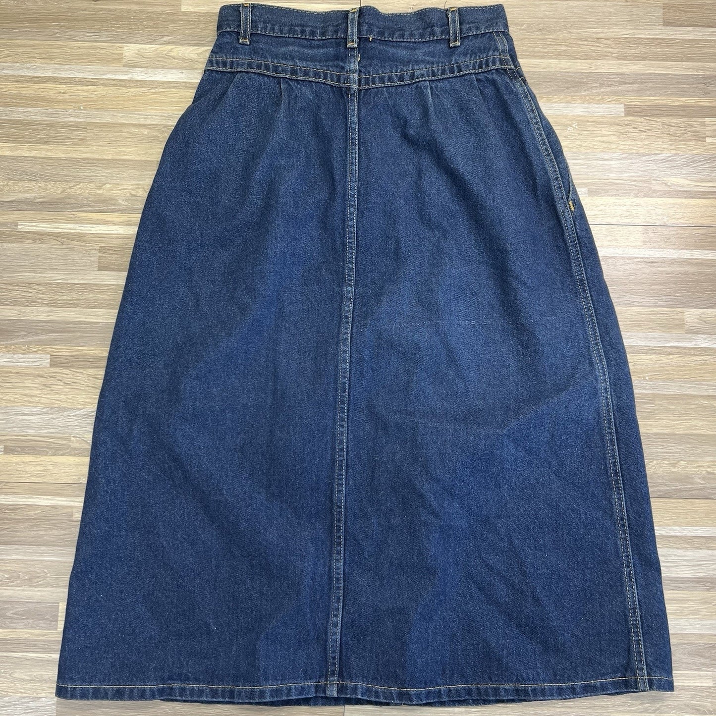 VTG Lee’s Long Denim Skirt Vintage Women’s High Waisted Size 26 - JL368