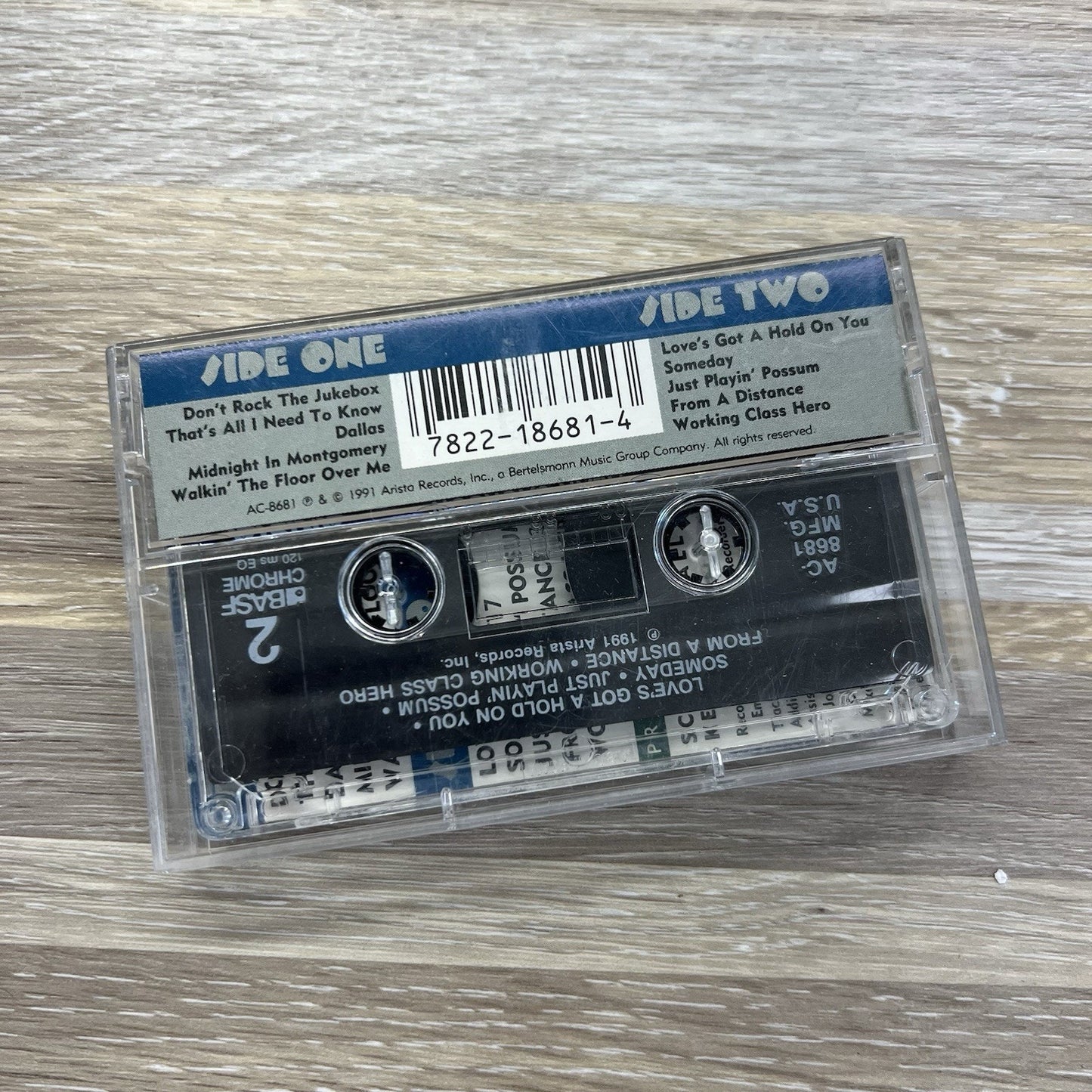 Alan Jackson Cassette Tape 1991 Don’t Rock The Jukebox AC-8681 - JL421