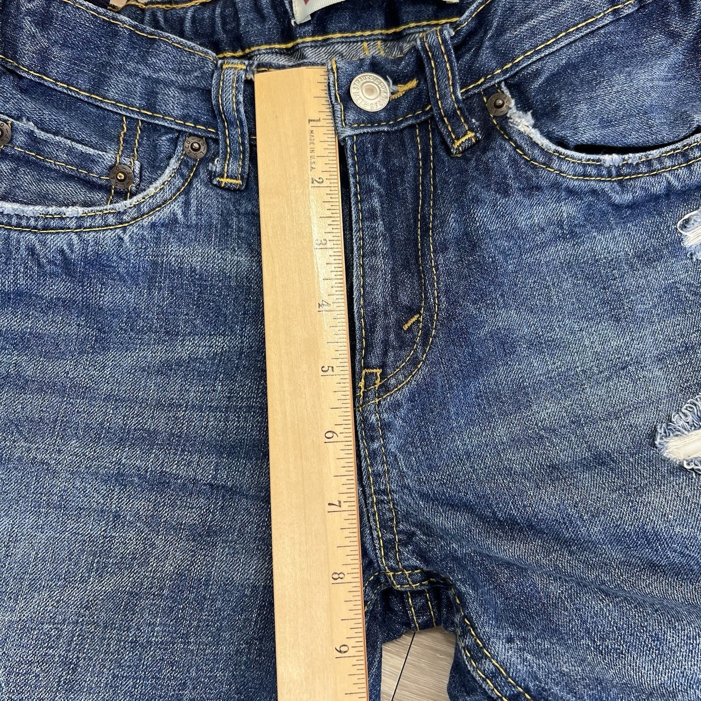Levi’s 502 Kids 10 Reg 25x25 Distressed Jeans - JL381