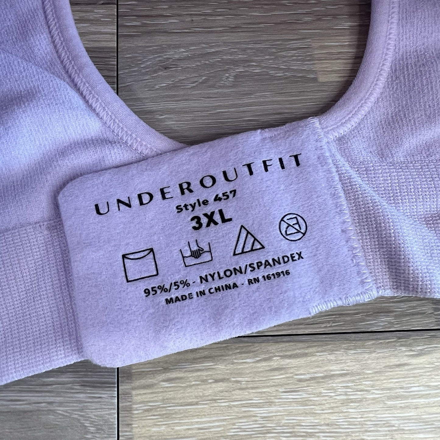 NWOT Underoutfit Women's Comfort Shaping Bra 3XL Lavender - JL387