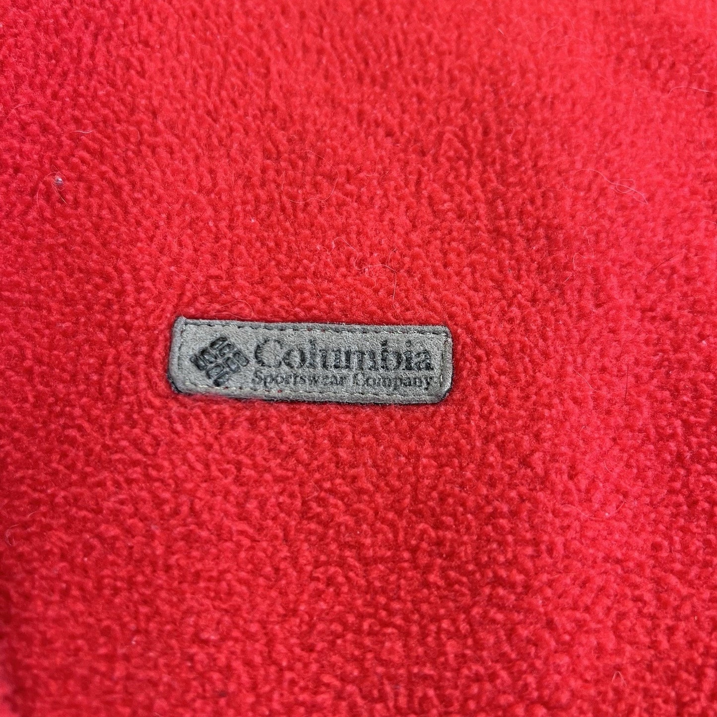 VTG Wisconsin Badgers Columbia Fleece Pullover Size L Made In USA - JL532