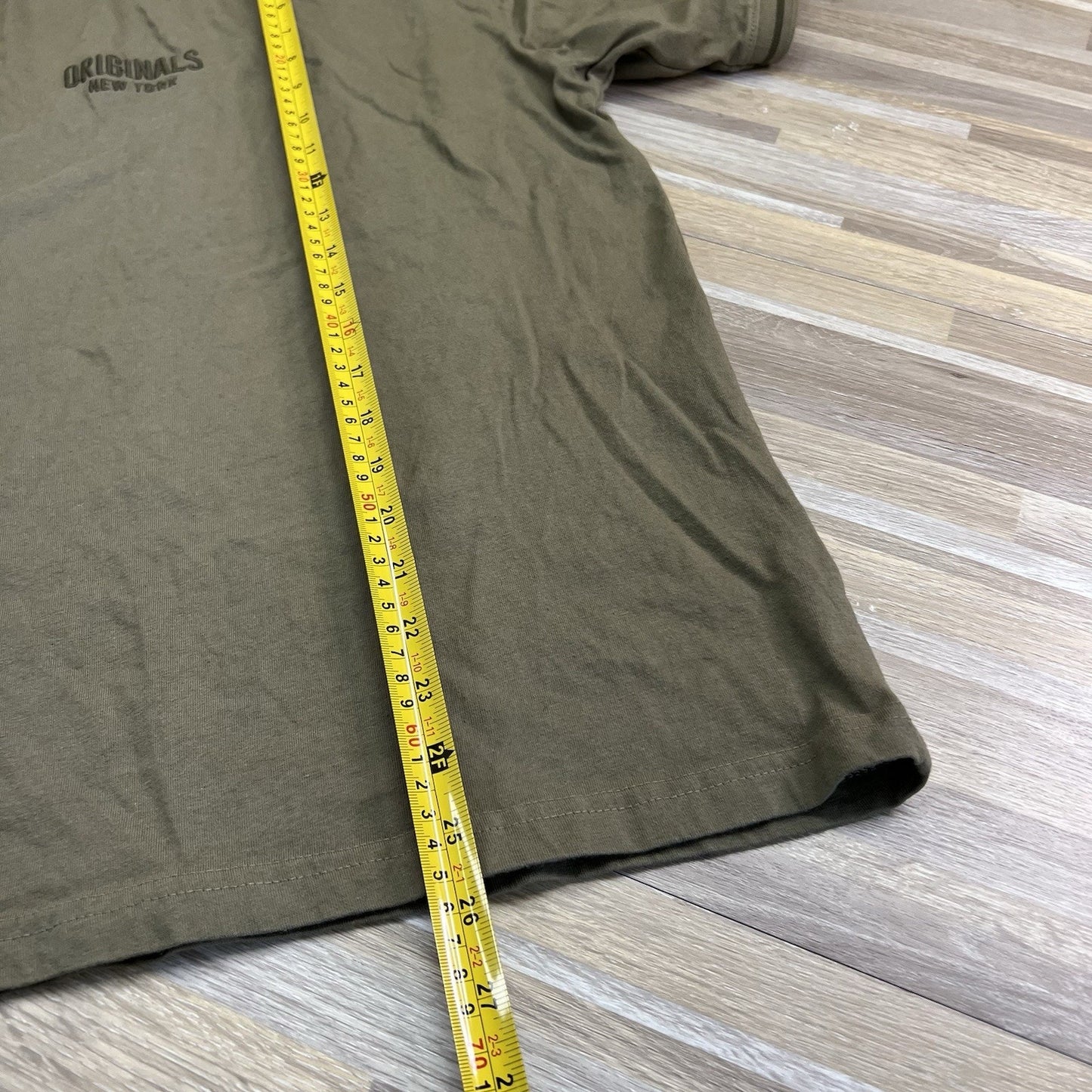 Public Supply NYC Originals New York Green Ringer Shirt Size M - JN332