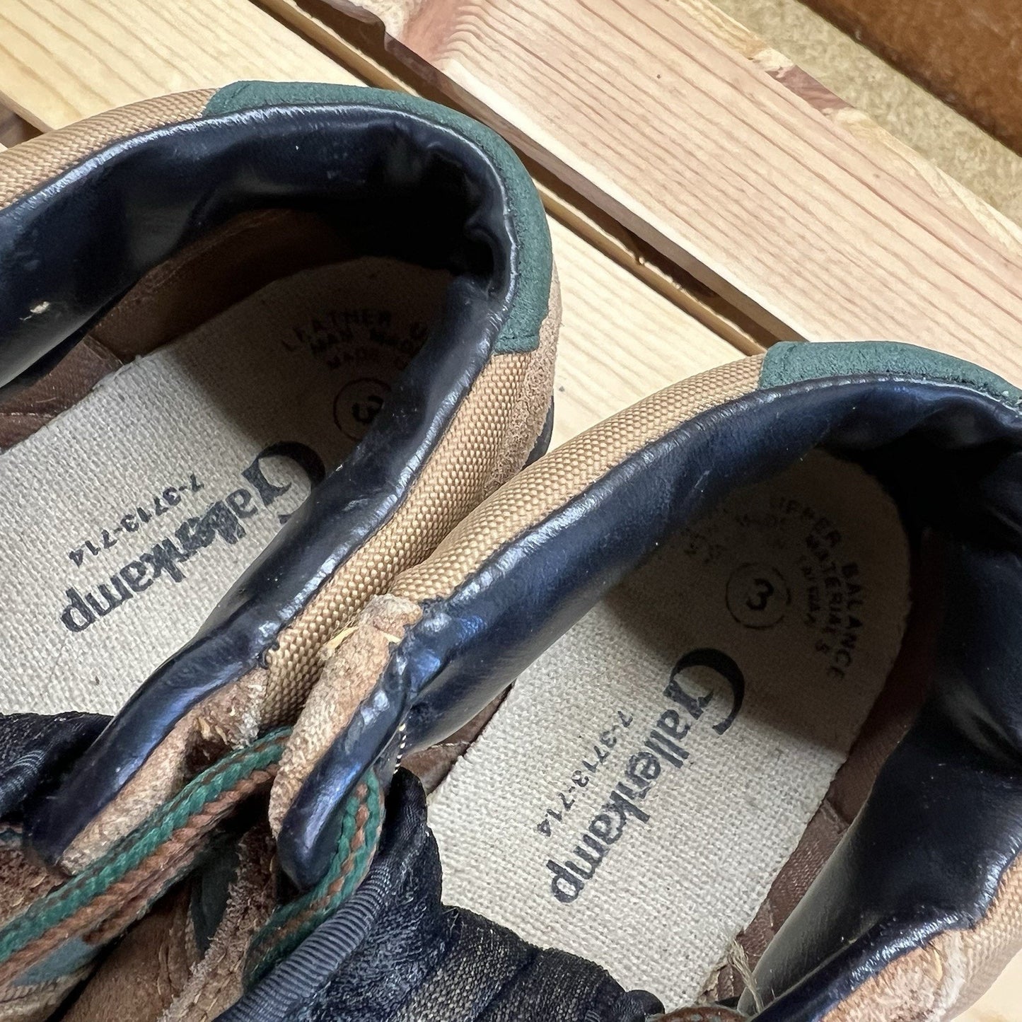 Gallenkamp Hiking Boots Suede Leather Vintage Kids Size 3 - (A044)