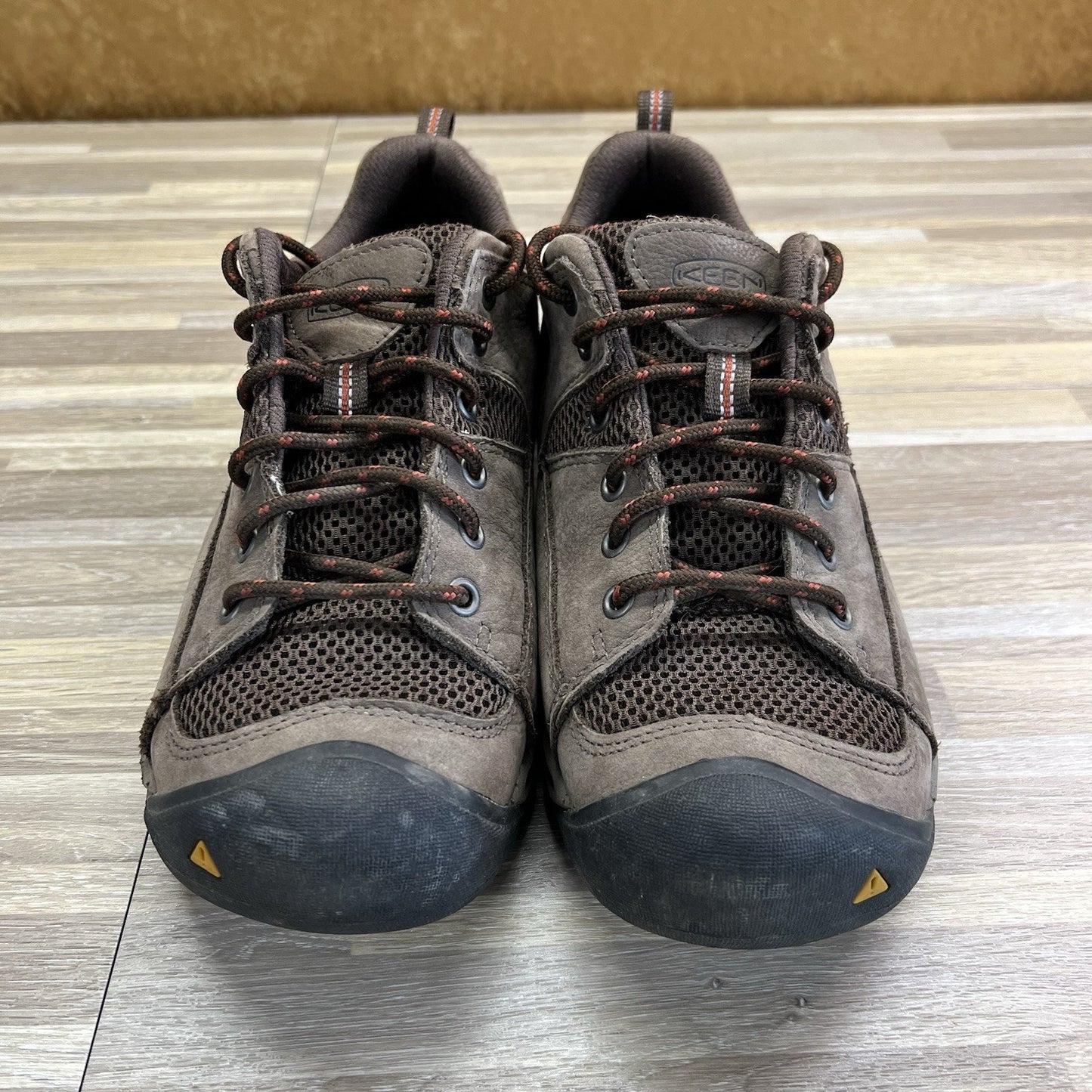 KEEN GDC 1112 Women's Hiking Boots Brown Leather Lace Up Size 8 - JL484
