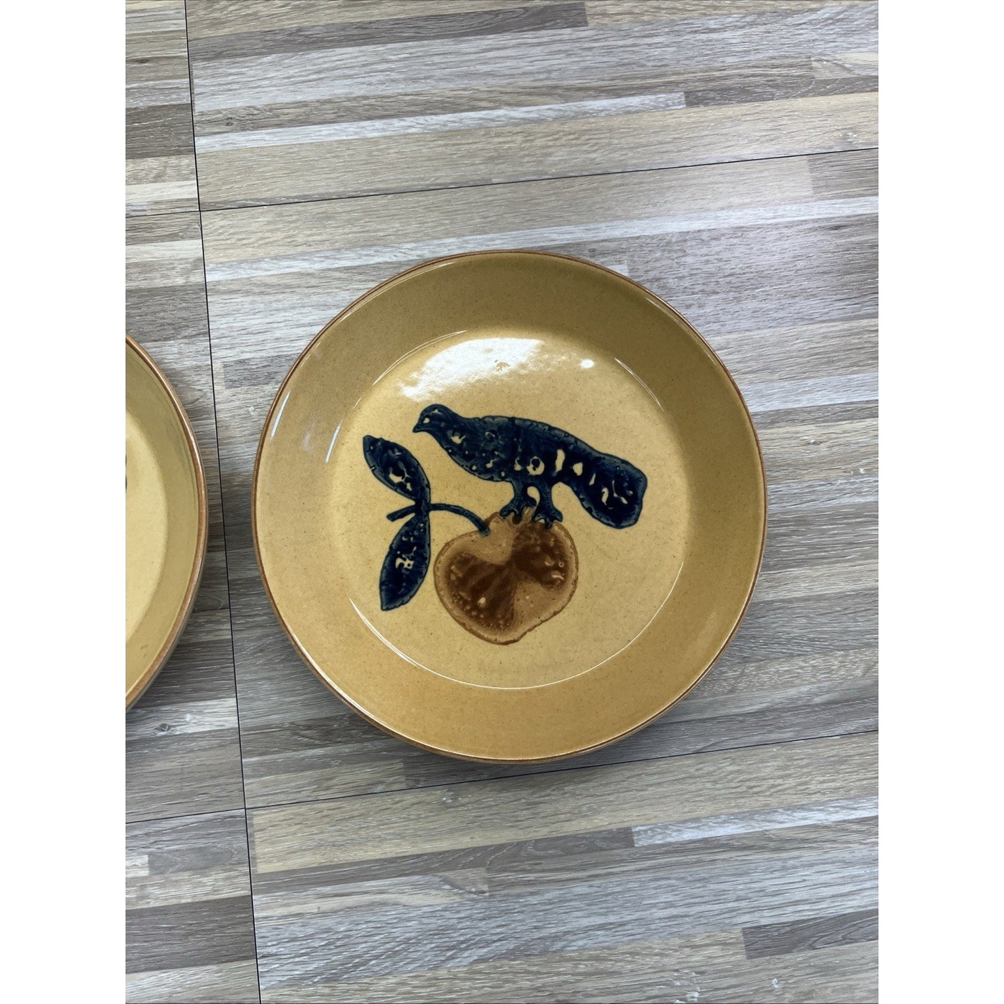 Pfaltzgraff America Pie Plate Pan Dish MAFA USA #576 Bird Serving - JL378