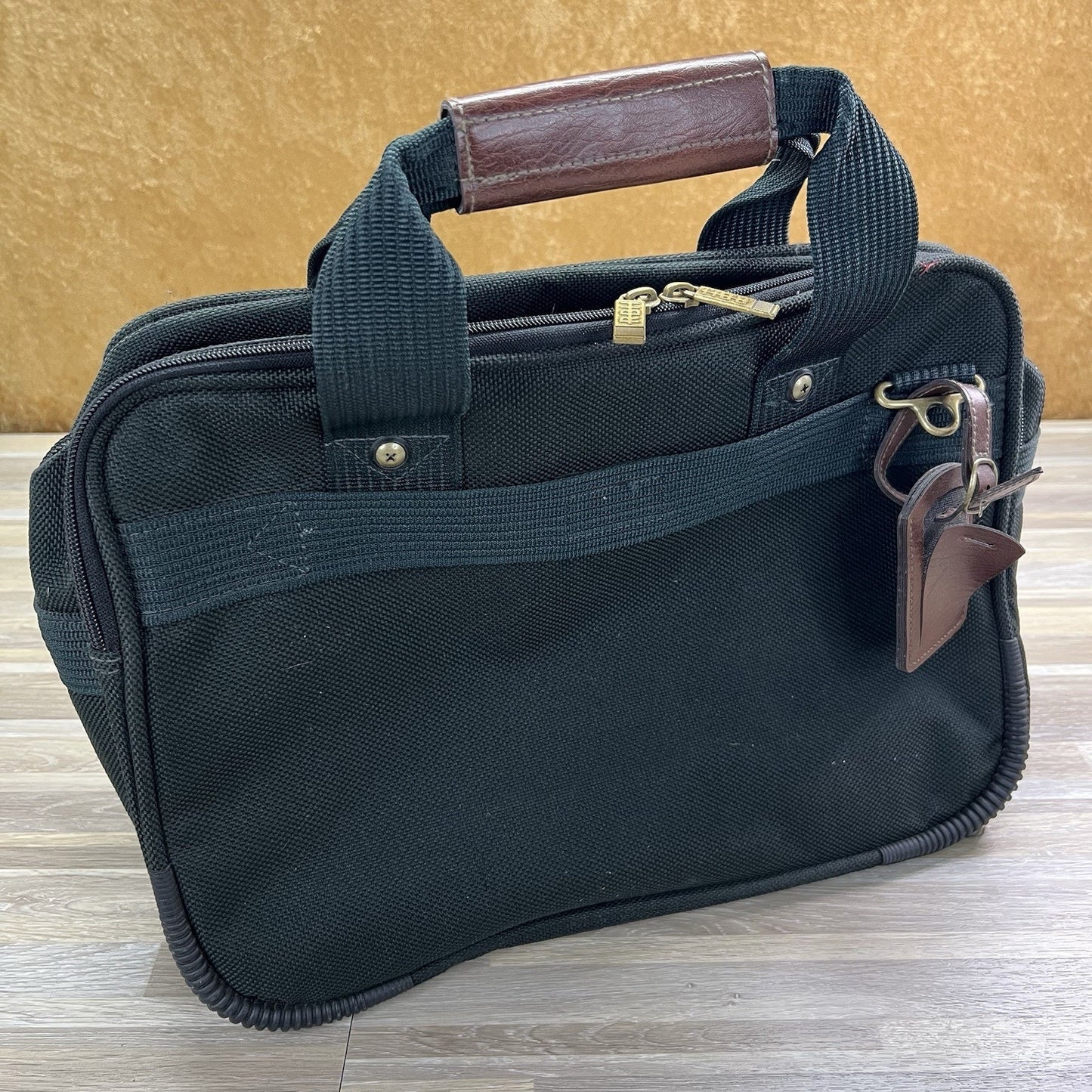 RBH Ricardo Beverly Hills Big Sur Dark Green Bag Laptop Luggage Briefcase -JL514