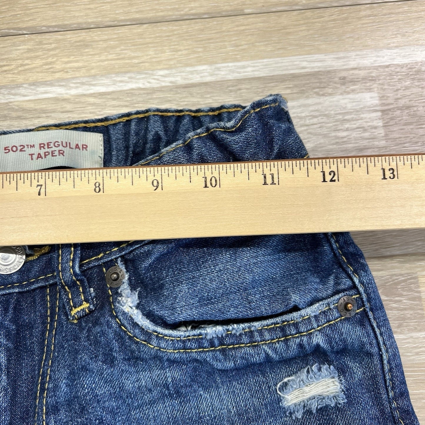 Levi’s 502 Kids 10 Reg 25x25 Distressed Jeans - JL381