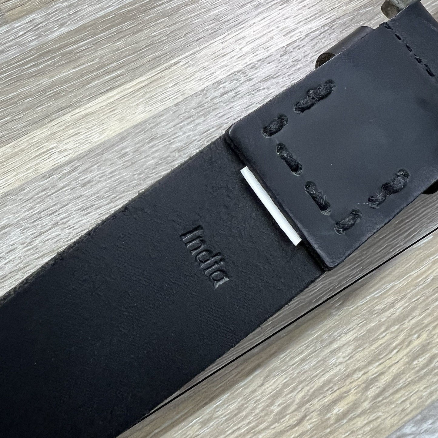 Timberland Men's Genuine Leather Belt Black 34 India - JL501