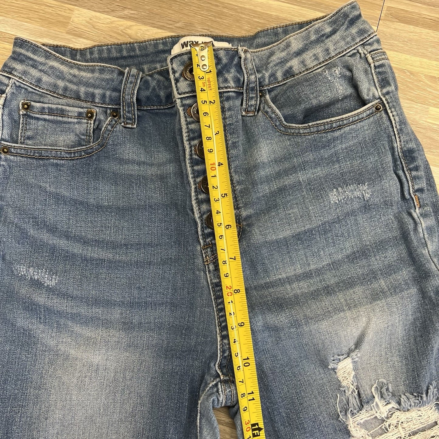 Wax Jean Skinny Distressed Jeans Women Size 7/28 - JN305