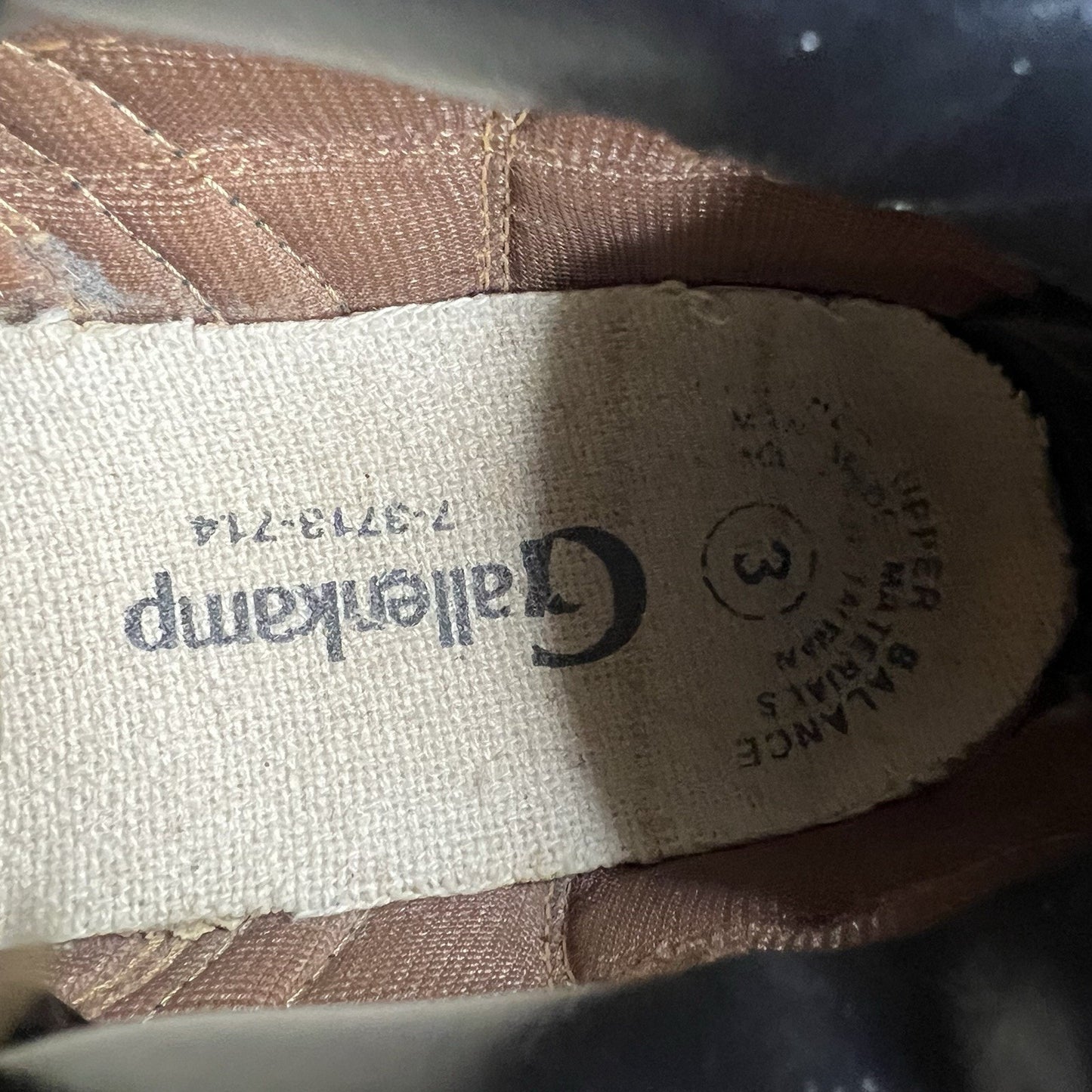 Gallenkamp Hiking Boots Suede Leather Vintage Kids Size 3 - (A044)