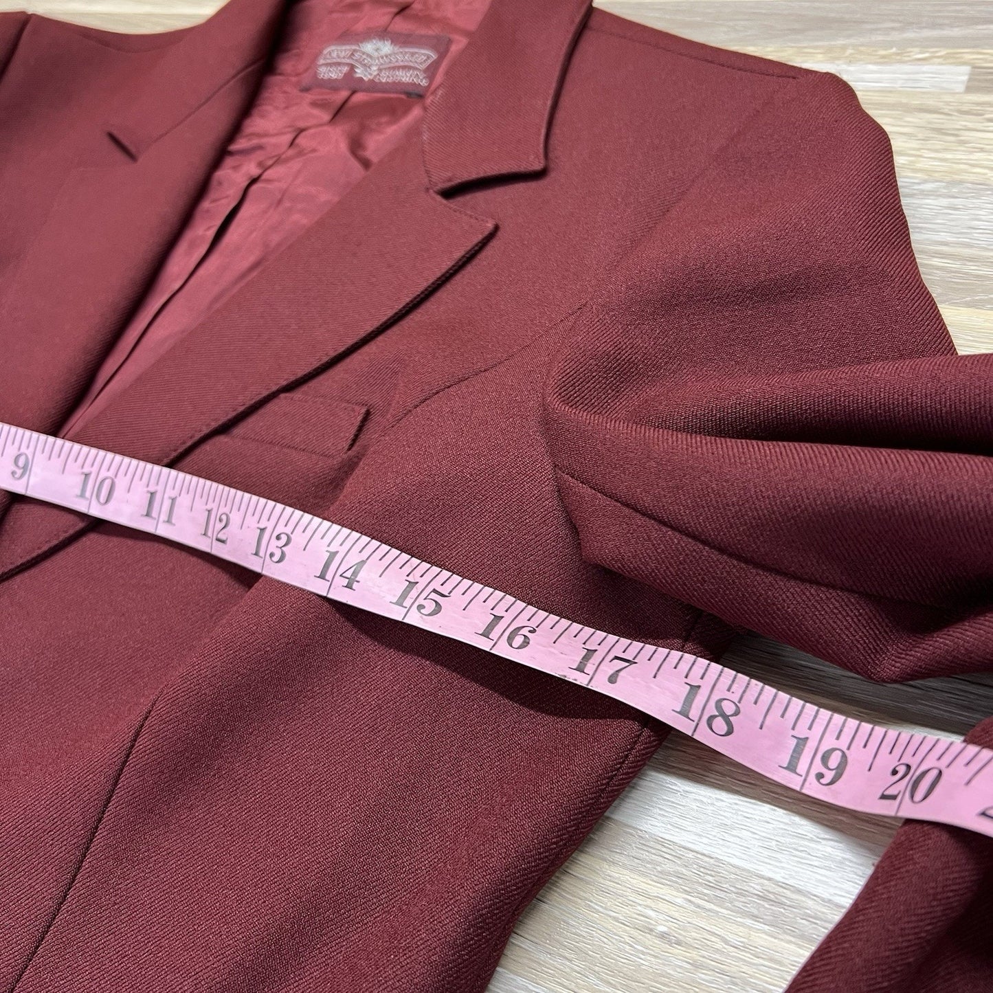 Vintage Levi’s Blazer Maroon Blazer Women’s Size 12 - M198