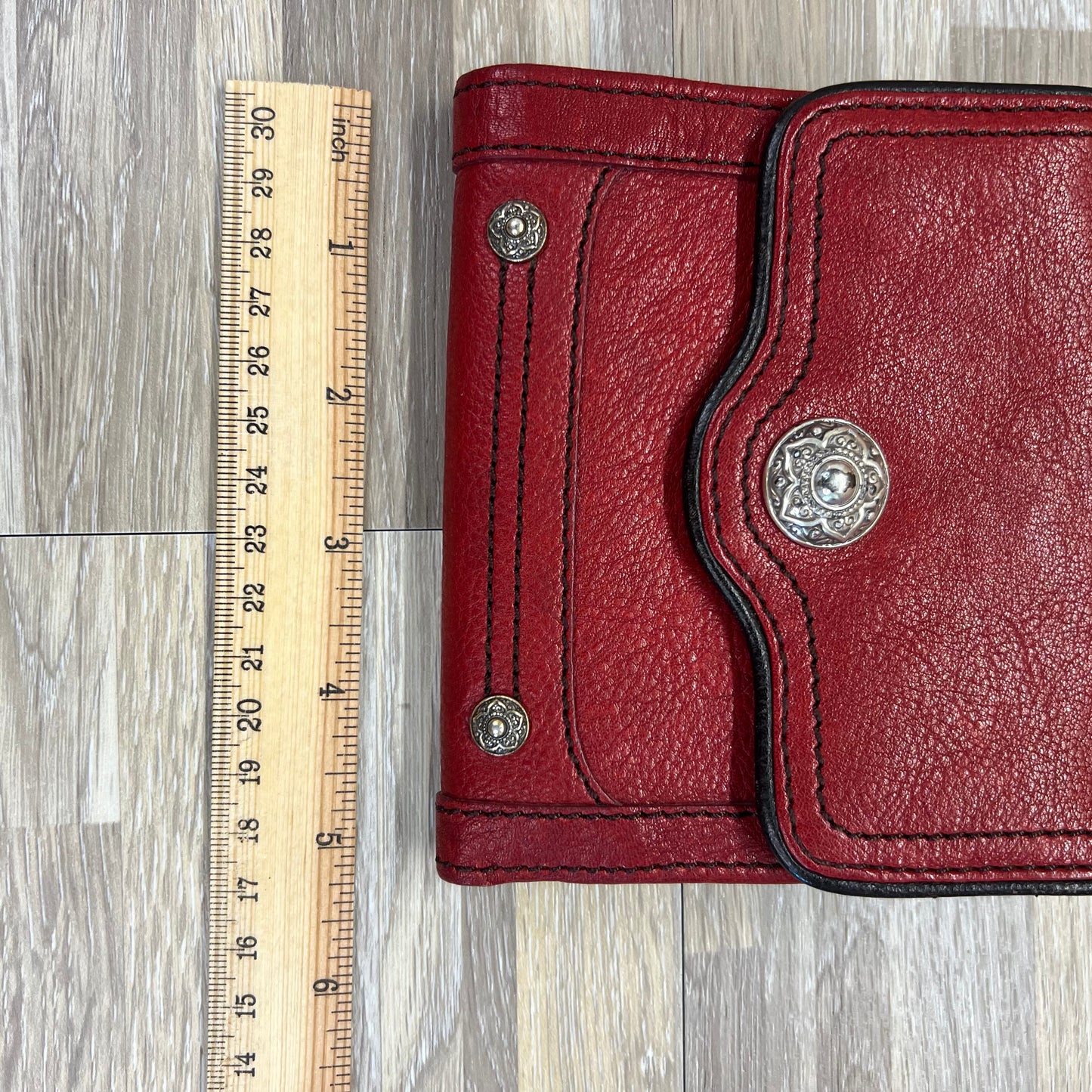 Brighton Trifold Red Wallet - A088