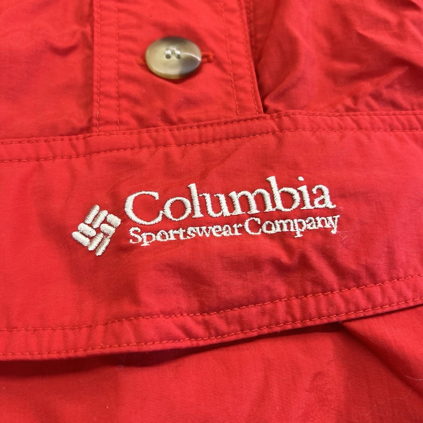 VTG Columbia Women’s Red Pullover Windbreaker Size M - JN317