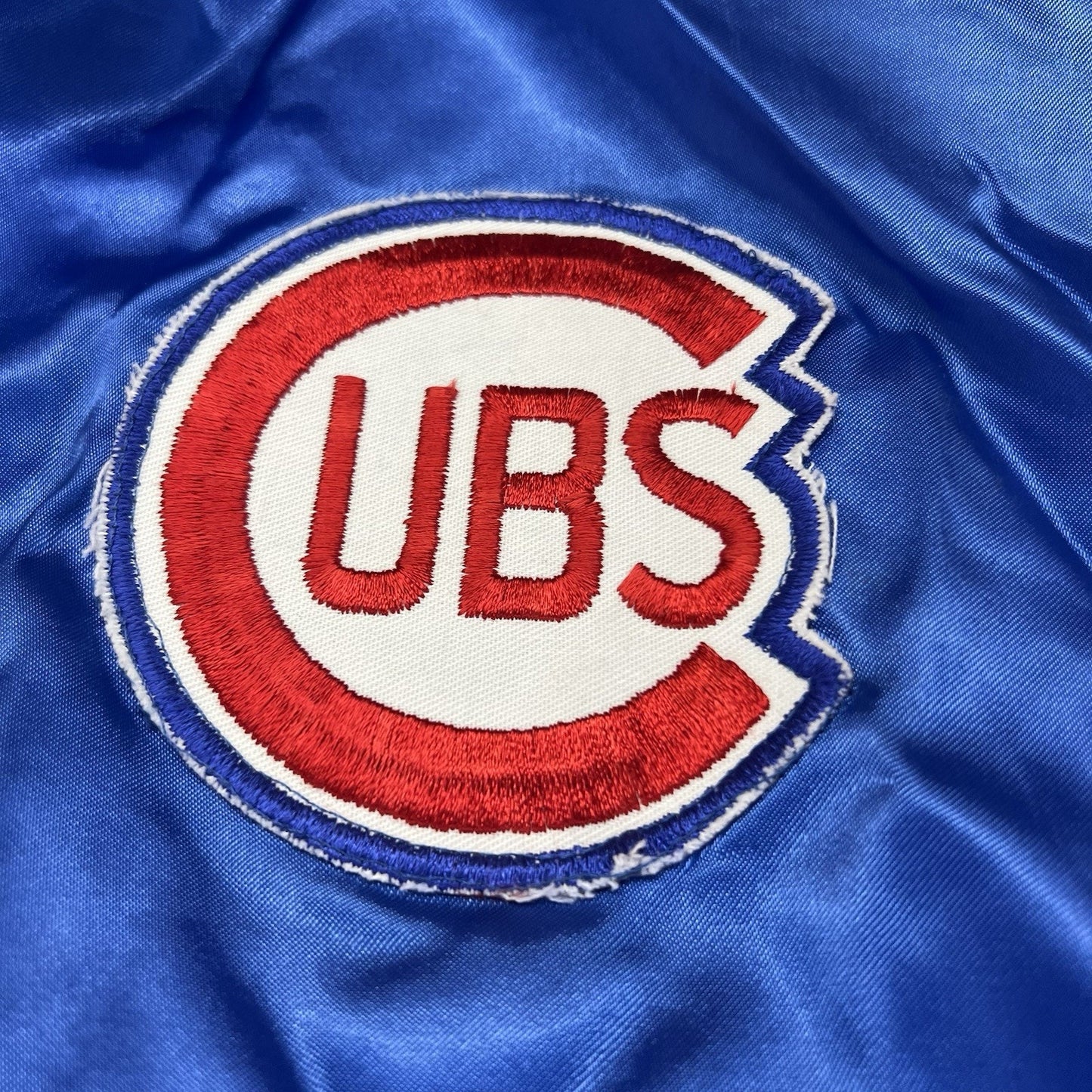 Vintage Chicago Cubs Jacket Coach Dave Cubs Patch XL Don Alleson Athletic - M230