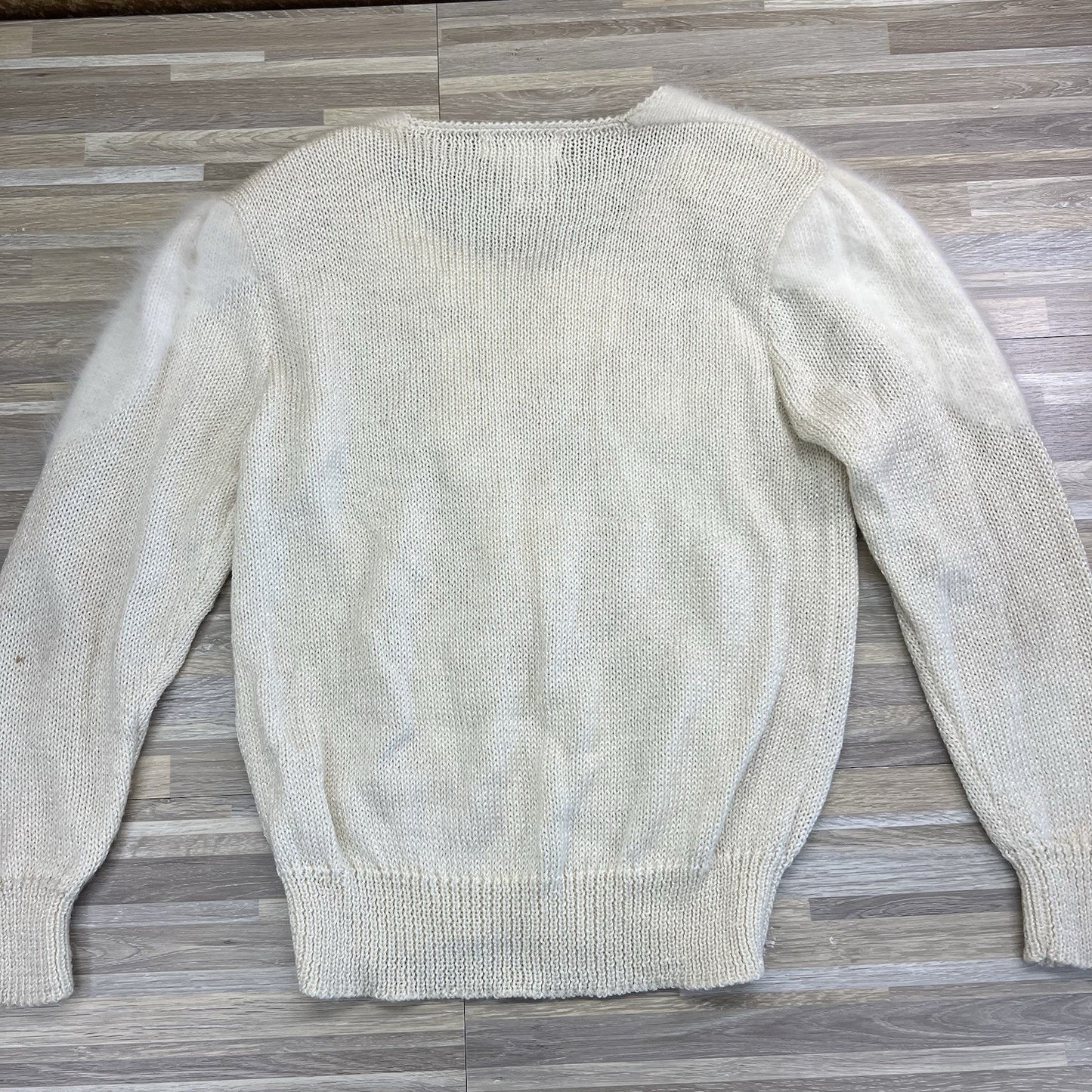 VTG Ines de La Fressange Women's Cowl Neck Sweater Wool Angora Size M - JN318