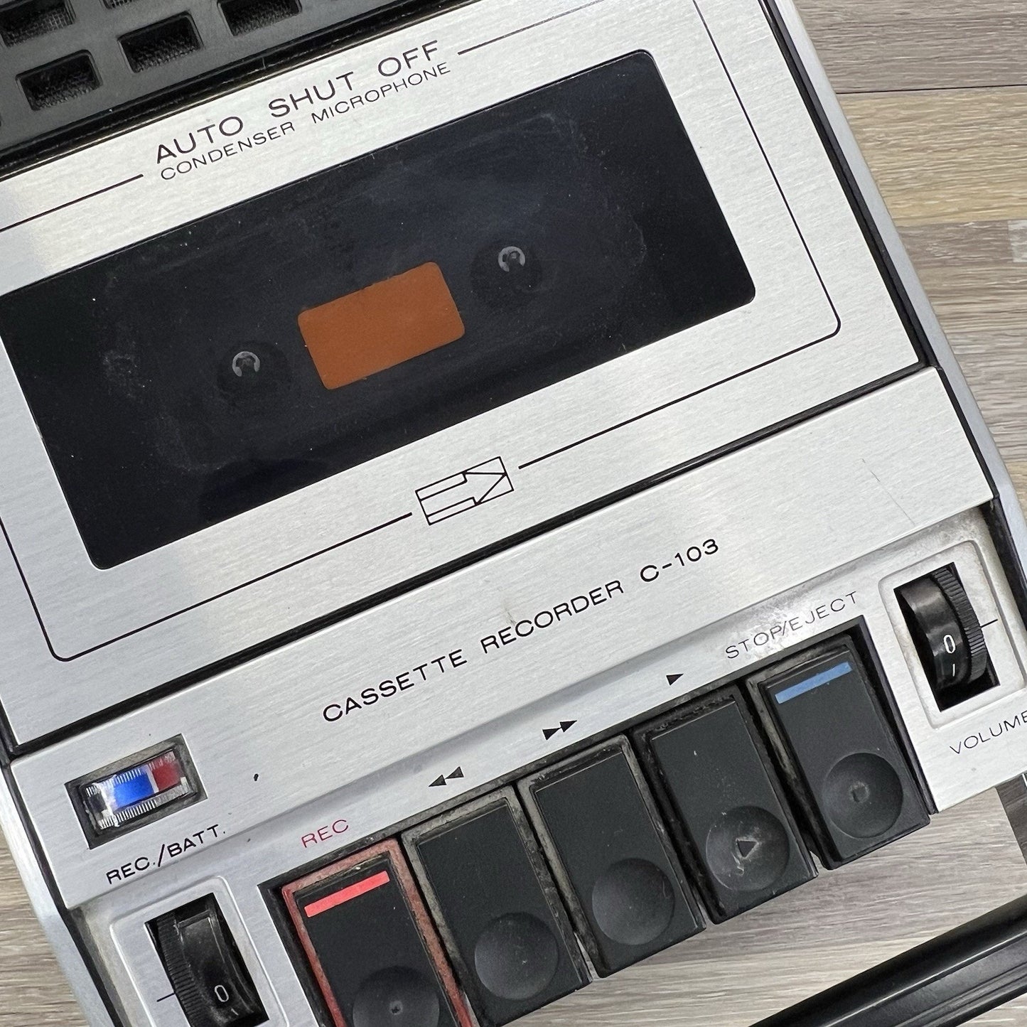 Superscope Vintage Cassette Player and Recorder C-103 with Case - JN263