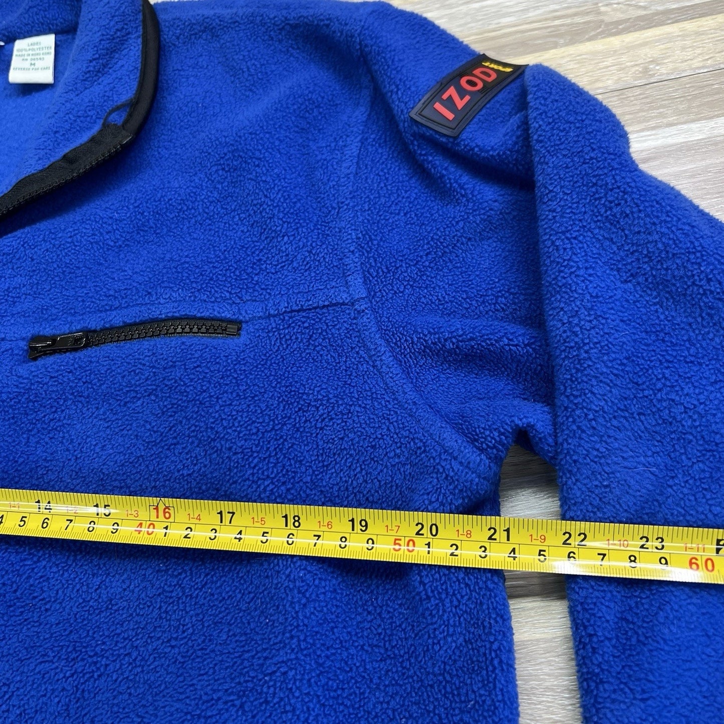 Ladies IZOD Sport Fleece Zip Up Sweater Size M - JL370