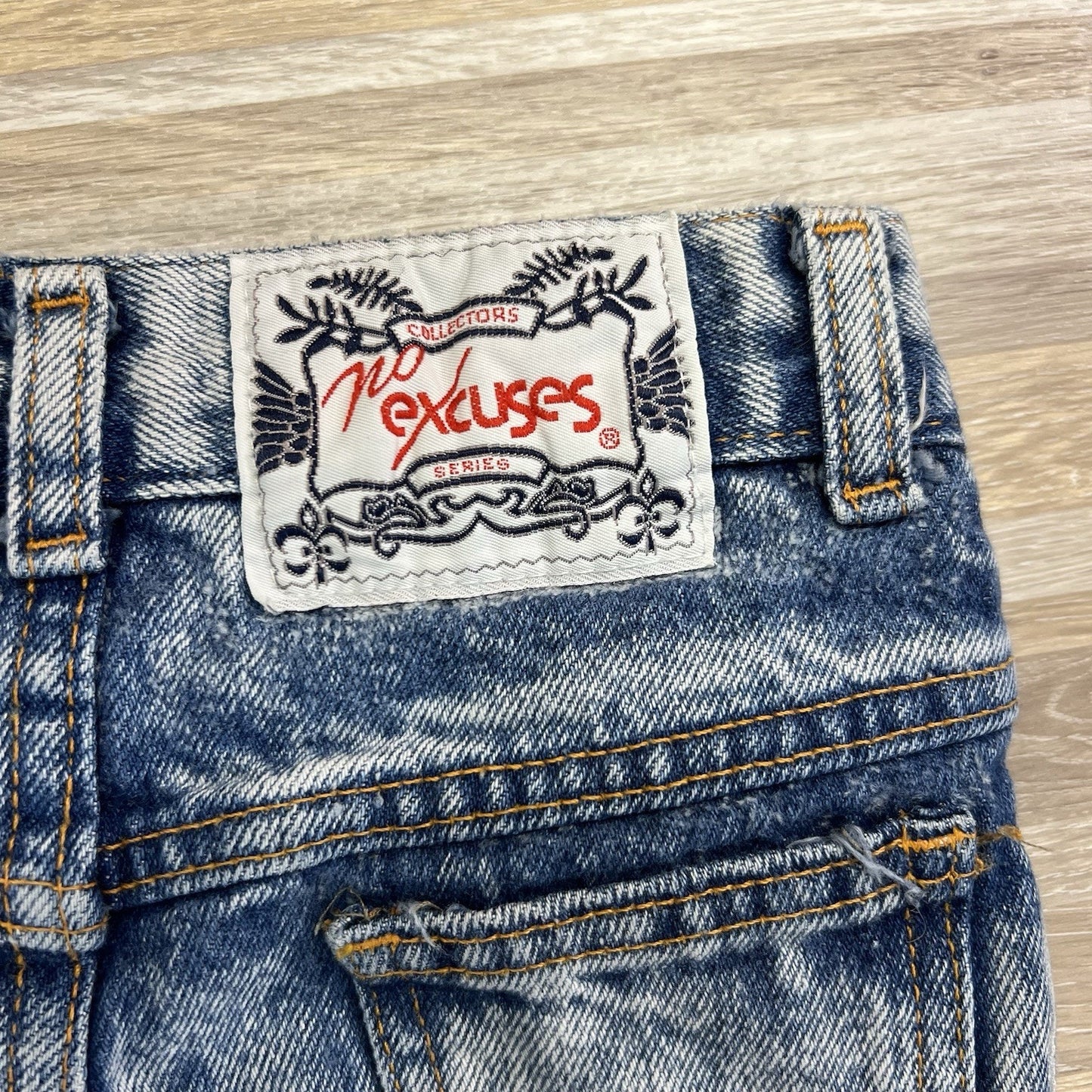 Vintage No Excuses Girls Stonewashed Jeans Size 6 - M138