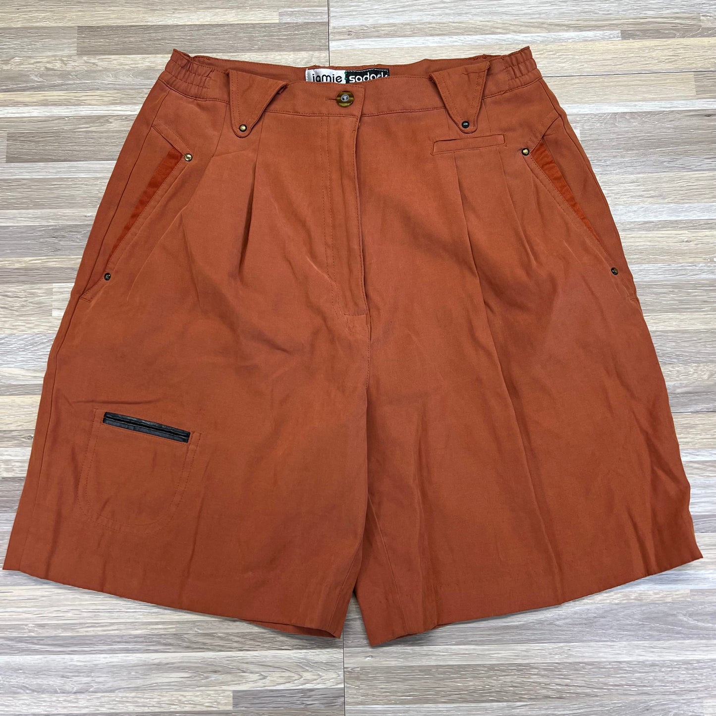 Jamie Sadock Poly Women’s Golf Hiking Shorts Orange Size 6 - A101