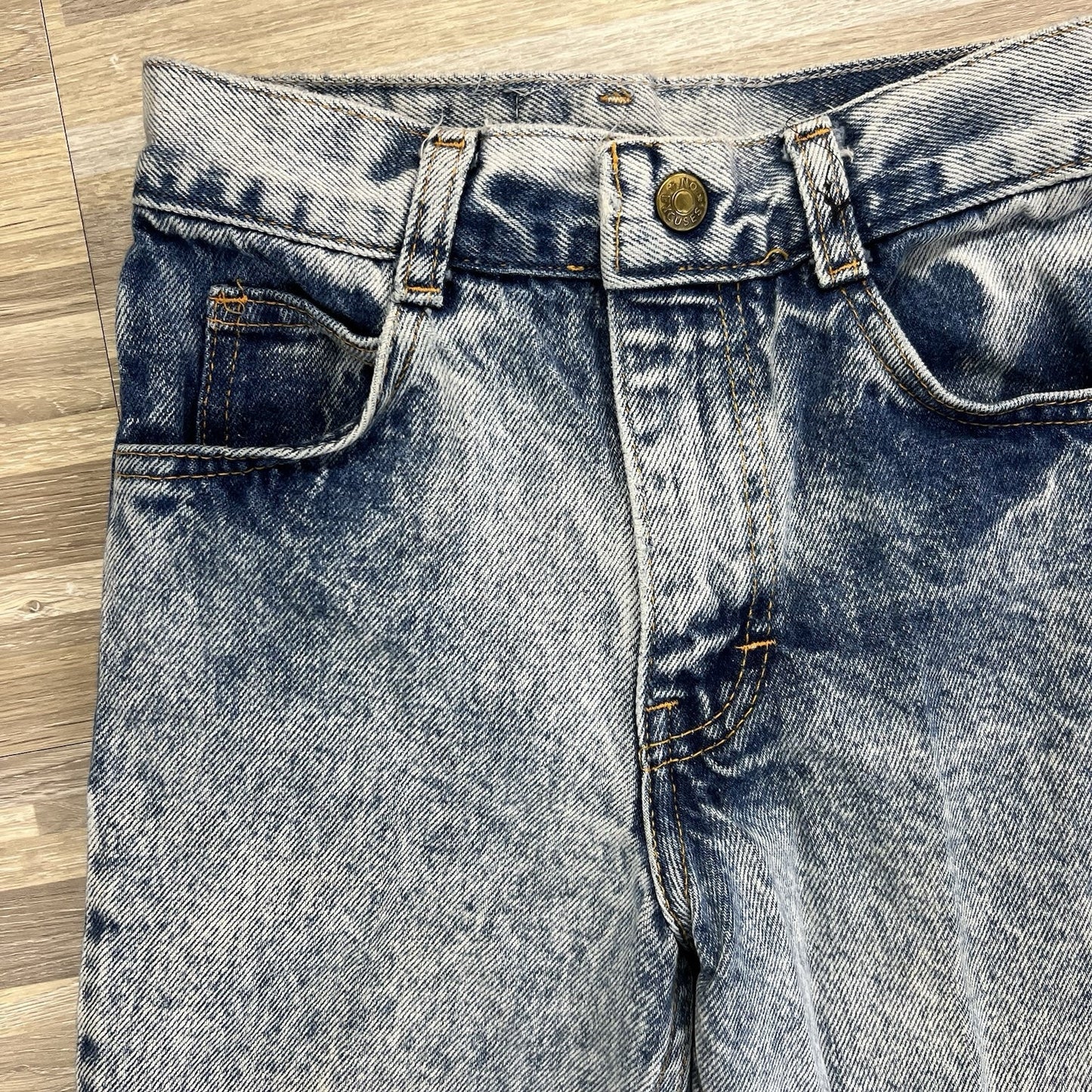 Vintage No Excuses Girls Stonewashed Jeans Size 6 - M138