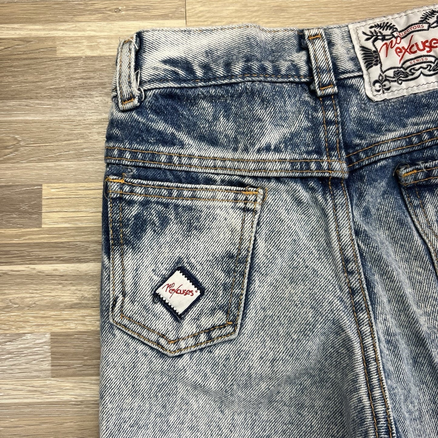 Vintage No Excuses Girls Stonewashed Jeans Size 6 - M138