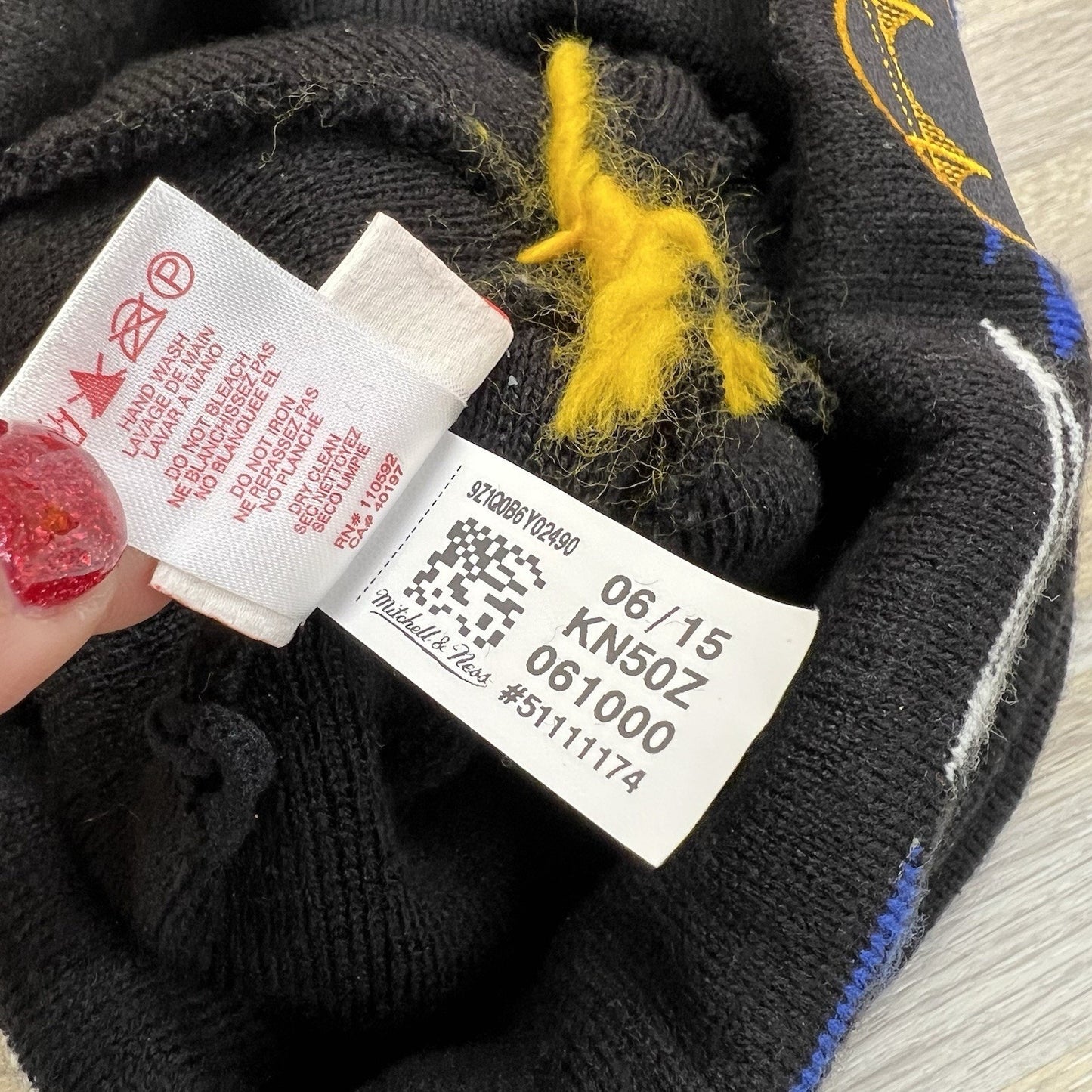 Mitchell & Ness The City Golden State Warriors Beanie Stocking Cap - 2D697