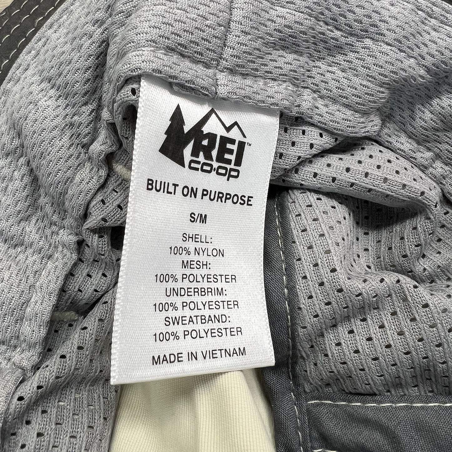 REI Co-Op Unisex Bucket Cap Sun Protection Hat S/M Nylon/Poly Hiking - JL517