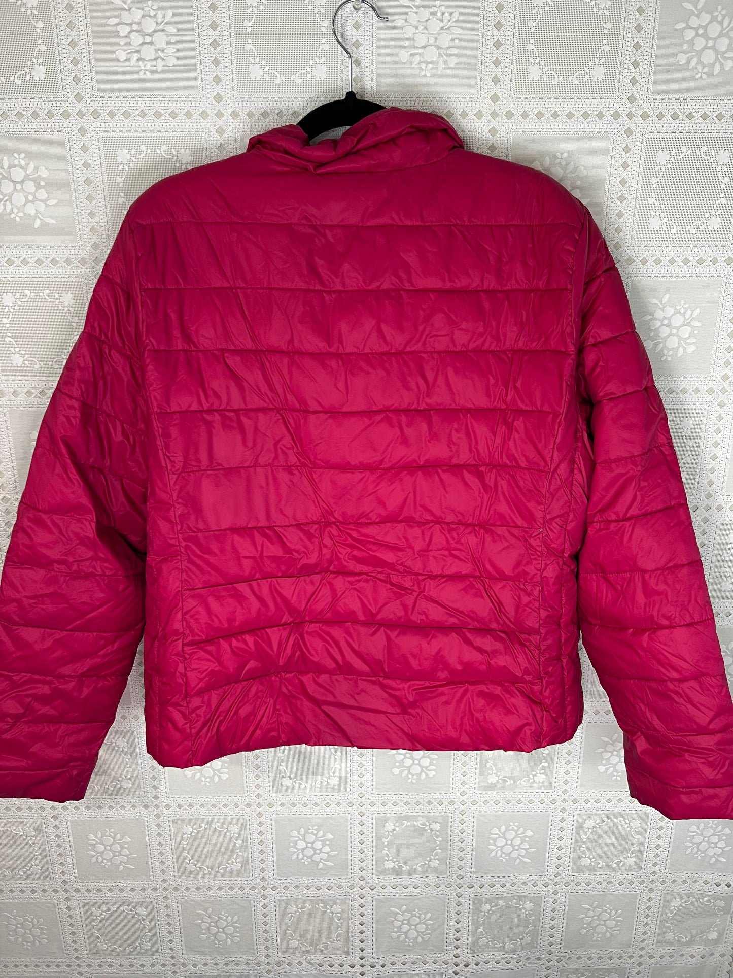 Ann Taylor LOFT pink puffer jacket size XL super soft