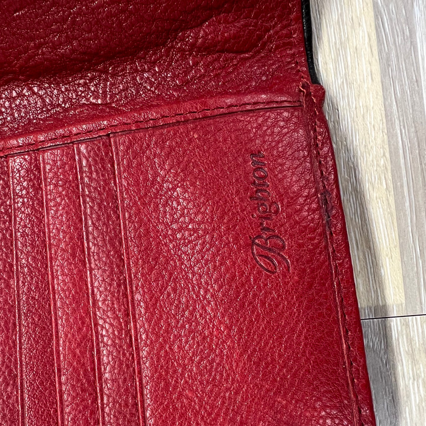 Brighton Trifold Red Wallet - A088