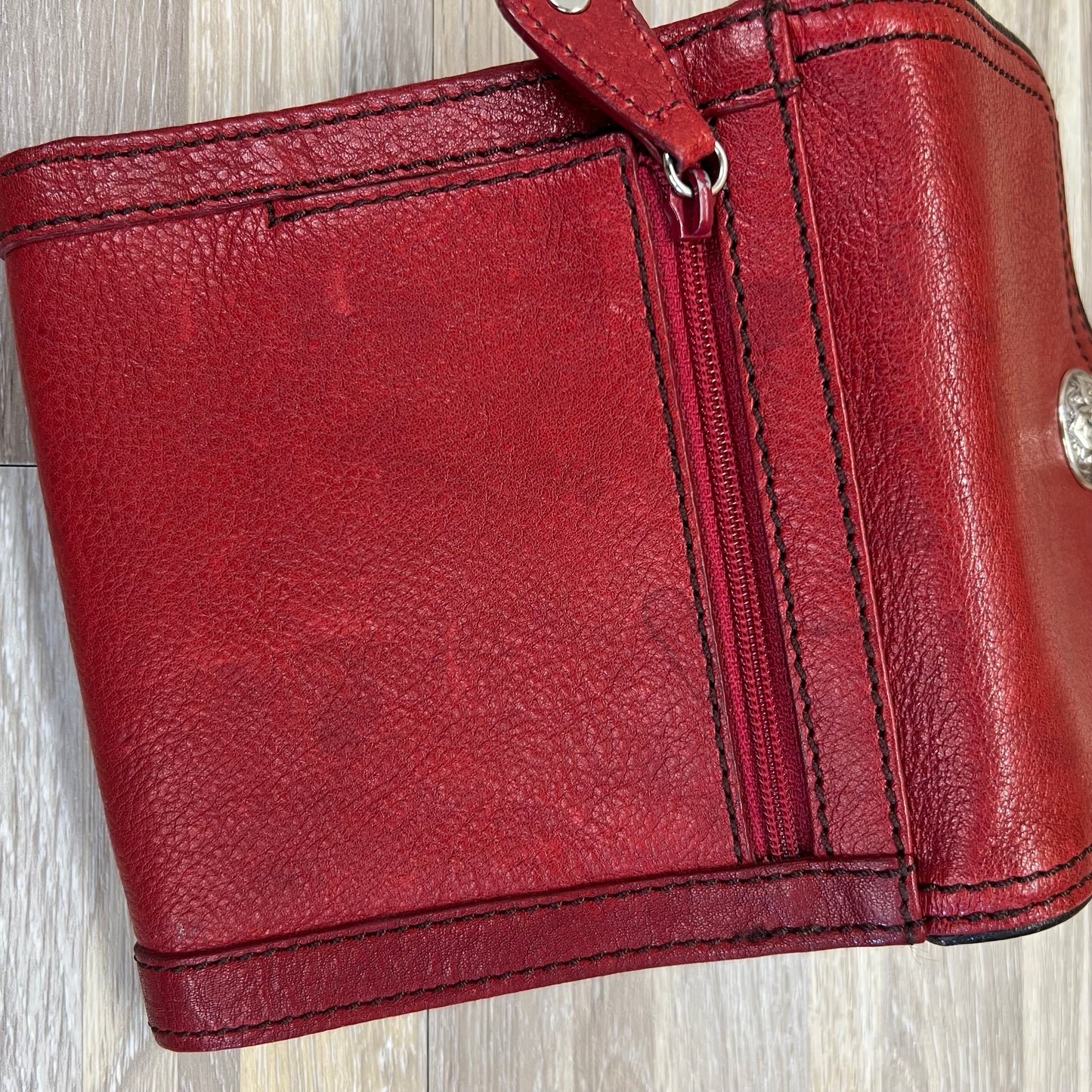Brighton Trifold Red Wallet - A088