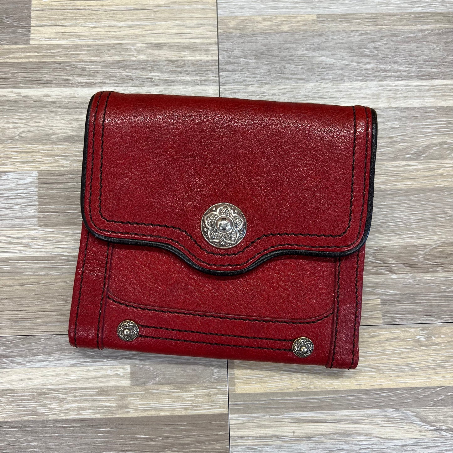 Brighton Trifold Red Wallet - A088