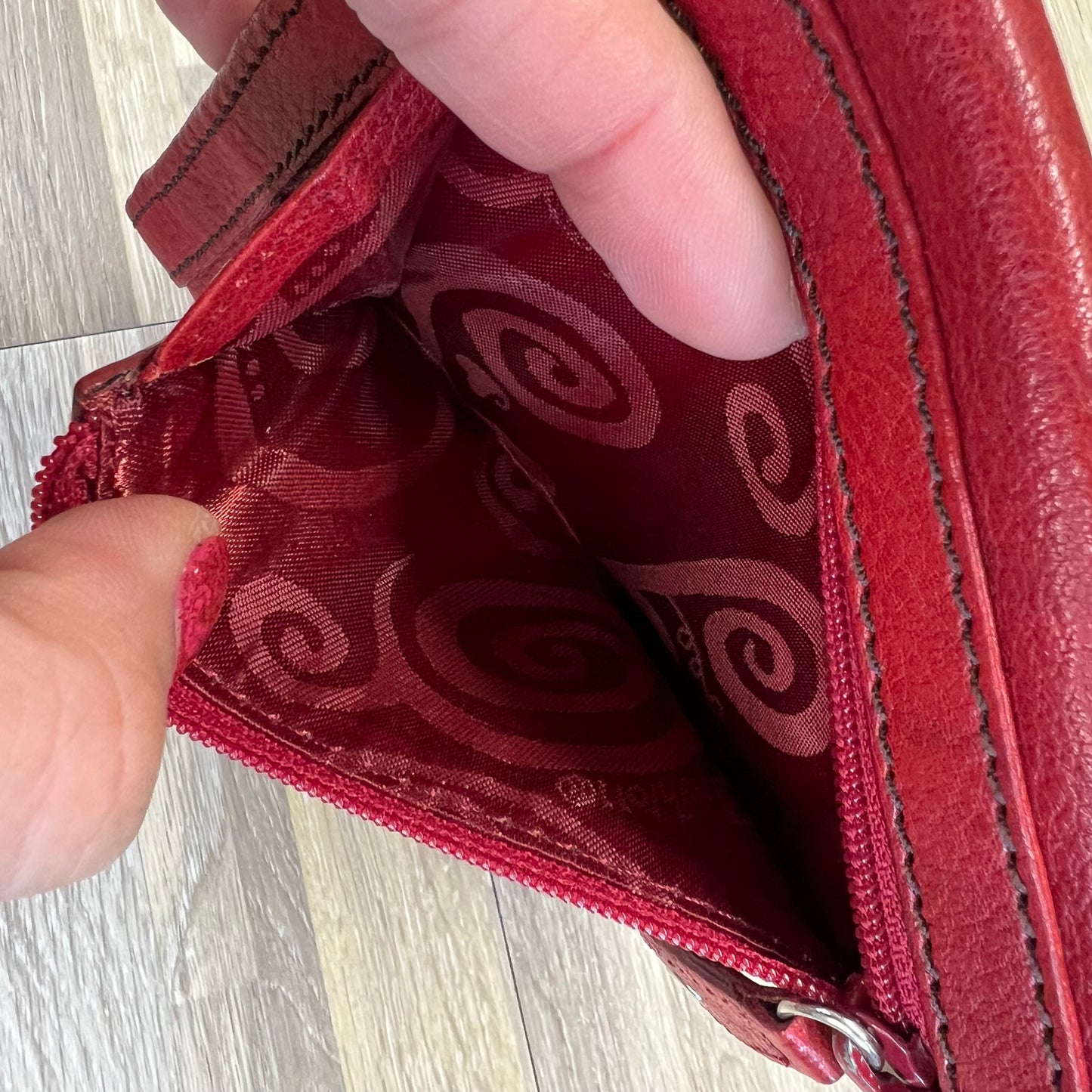 Brighton Trifold Red Wallet - A088