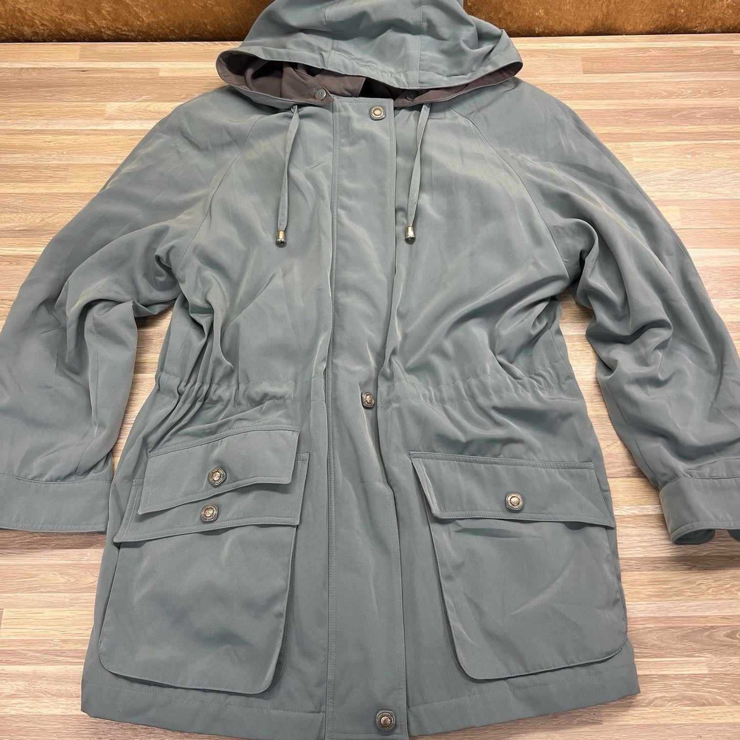 Braetan Outbrook Coat Womens M Bell Zip Removable Hood & Lining Jacket - JN299